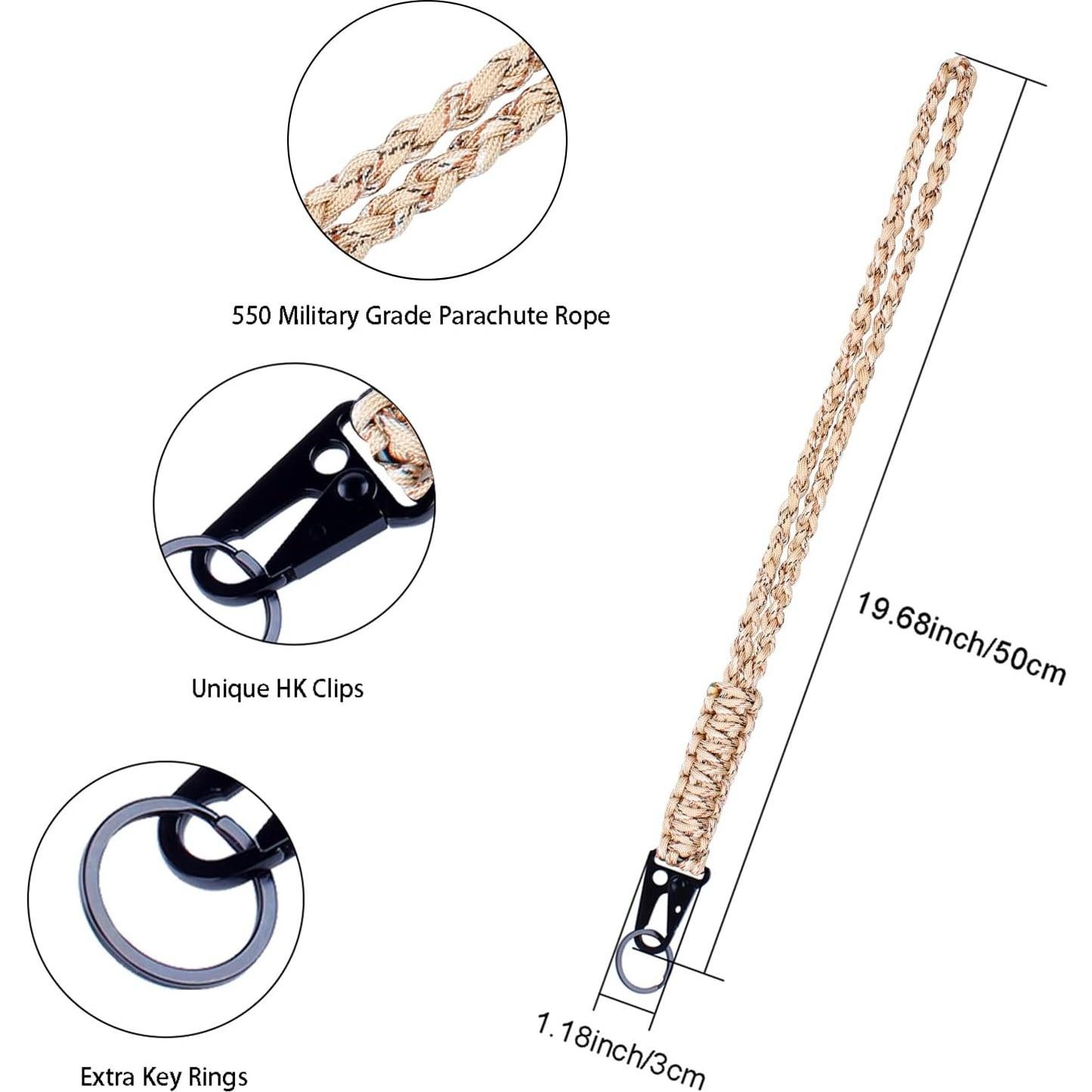 Lanyard de Cuello MAGITATI Camo Desierto 50cm Resistente