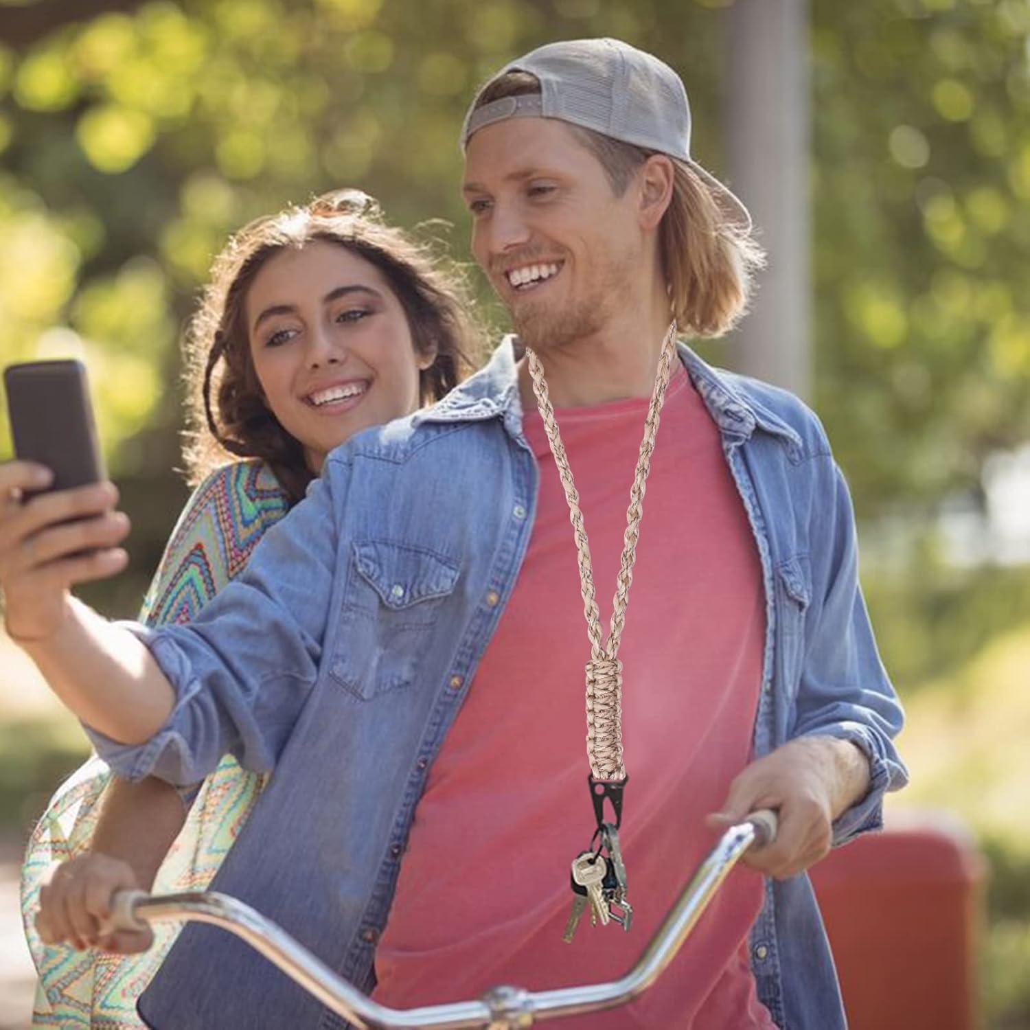 Lanyard de Cuello MAGITATI Camo Desierto 50cm Resistente