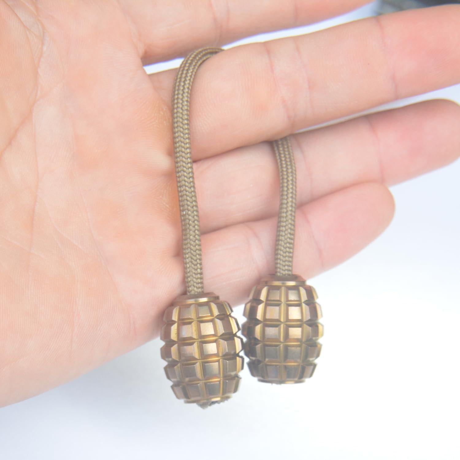 Cuchillo Lanyard WeBead MGQK Titanio TC4 Textura Barril