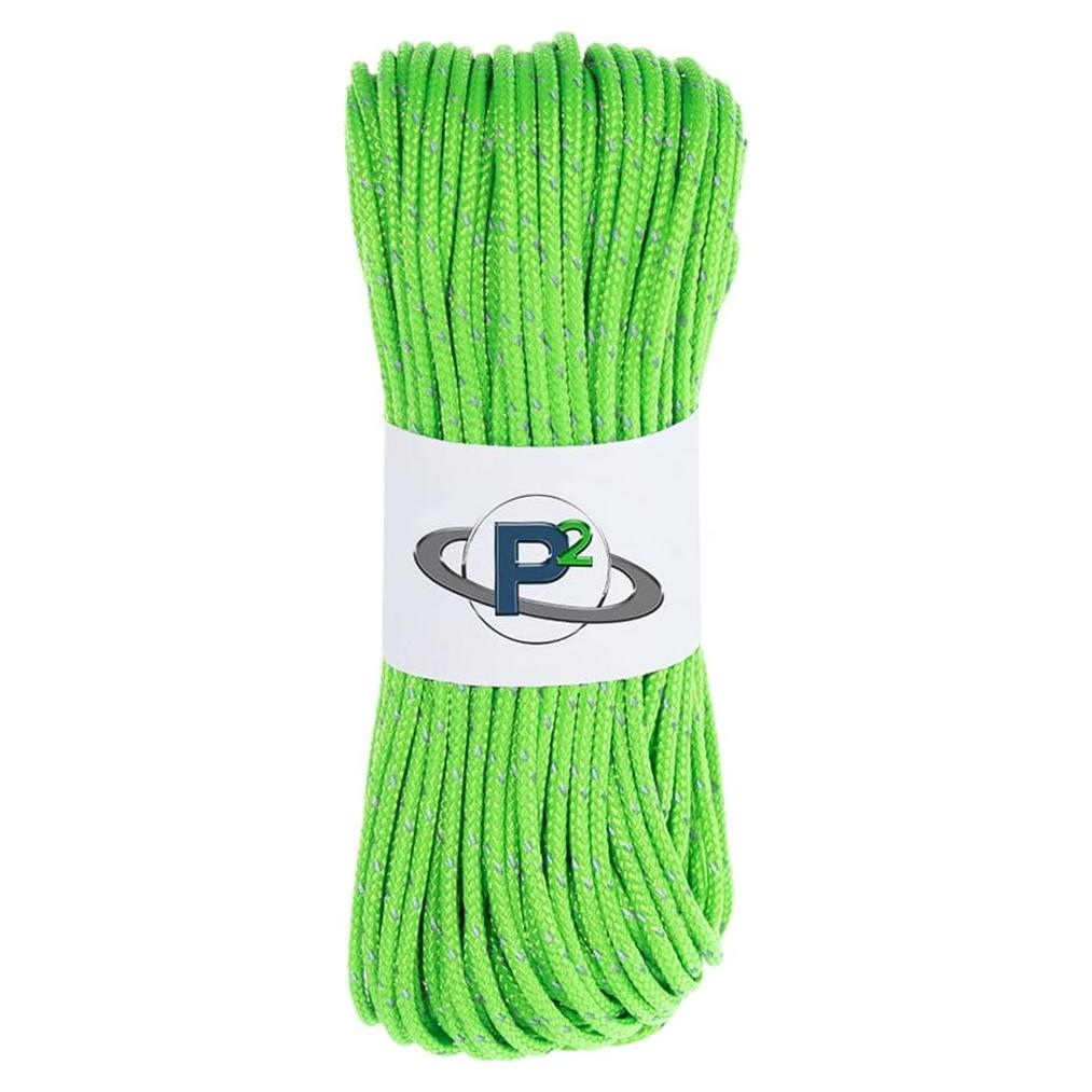 Cuerda Táctica Paracord Planet 30.48m Verde Neón 95lb