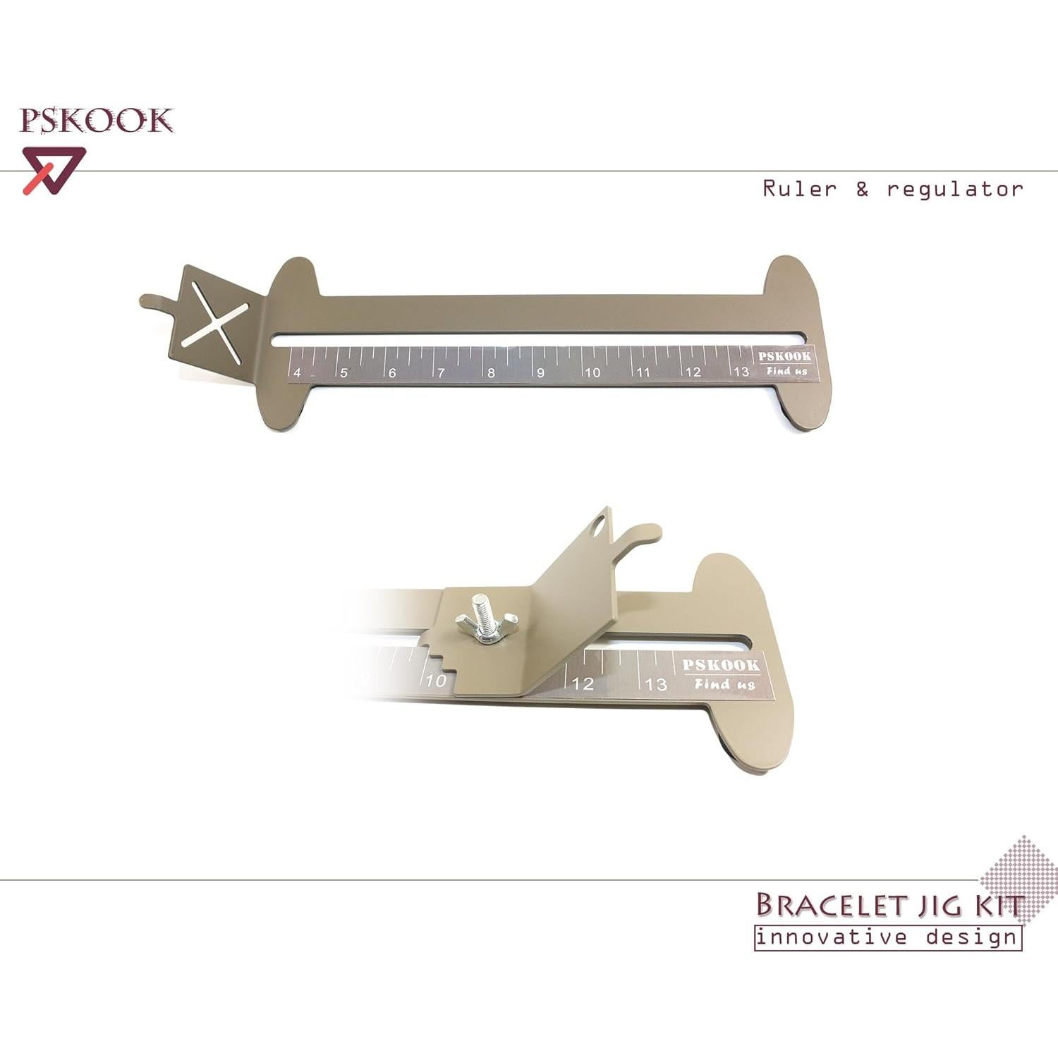 Kit de Juguete para Pulsera de Paracord PSKOOK 6 Piezas