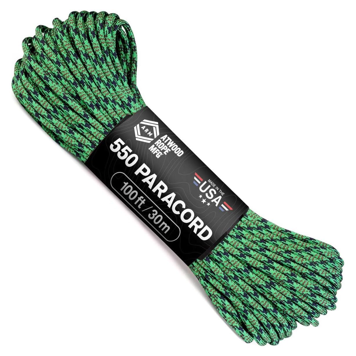 Cuerda Paracaídas Atwood 30,48 m 7-Hebras Bosque Profundo