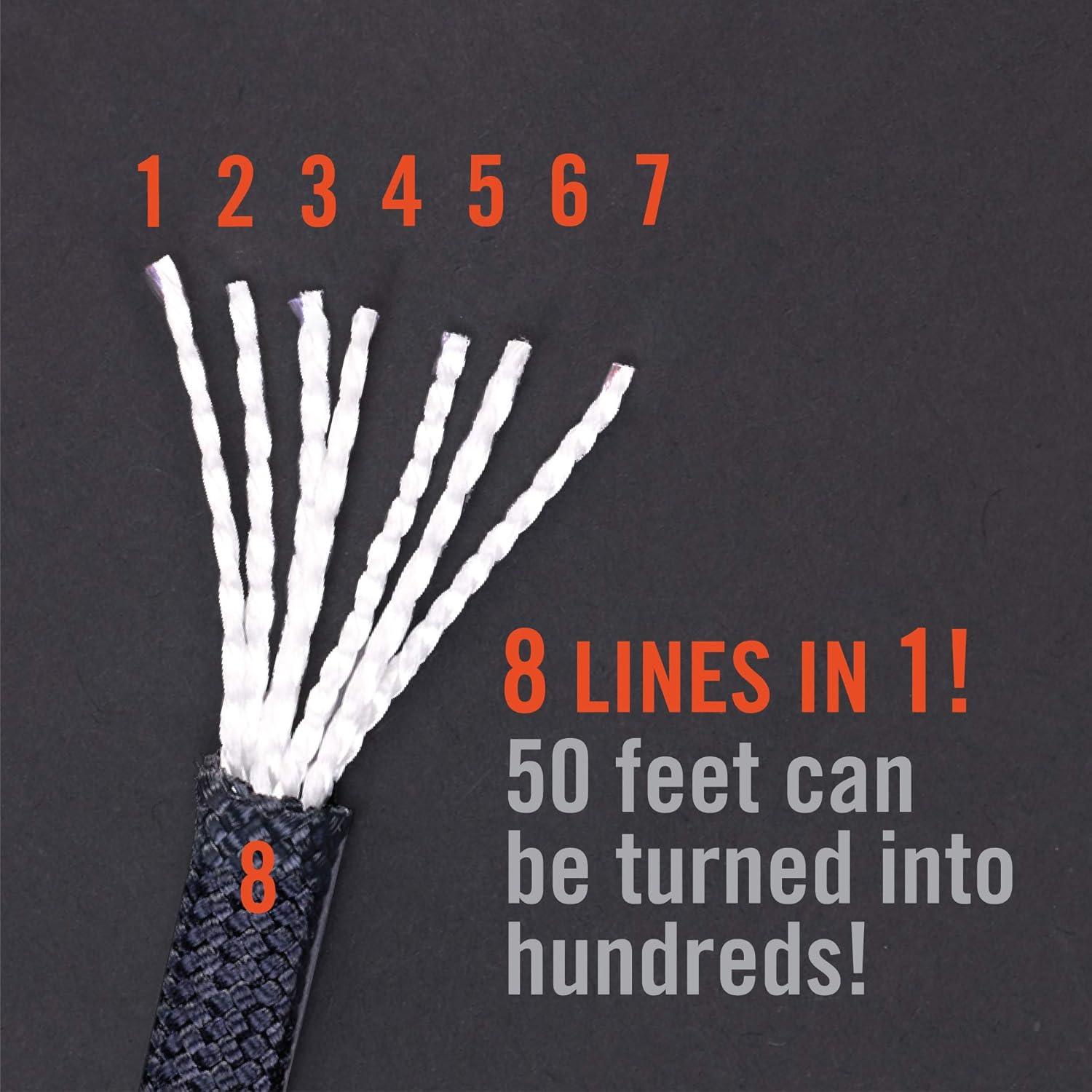 Cuerda Paracaídas Atwood 30,48 m 7-Hebras Bosque Profundo