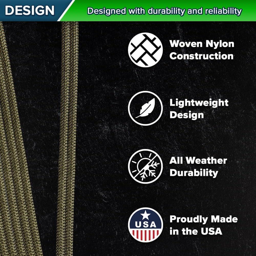 Paracord 550 Paracord Planet - 1000 m Nylon Azul Eléctrico