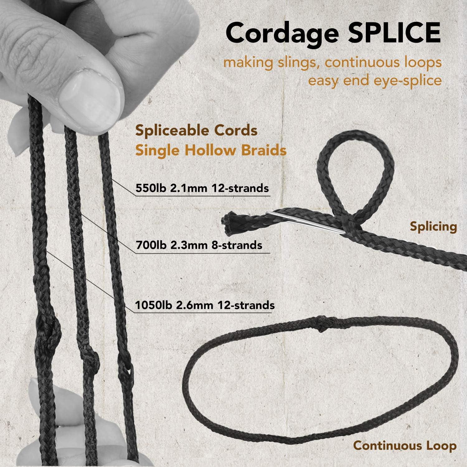 emma kites 100% Black Kevlar Braided Cord (0.4~4.6mm Dia, 50lb~1800lb) High Strength, Abrasion Flame Resistant, Tough Survival Tactical Cord Model Rocket Paracord Snare Line Fishing Assist Cord