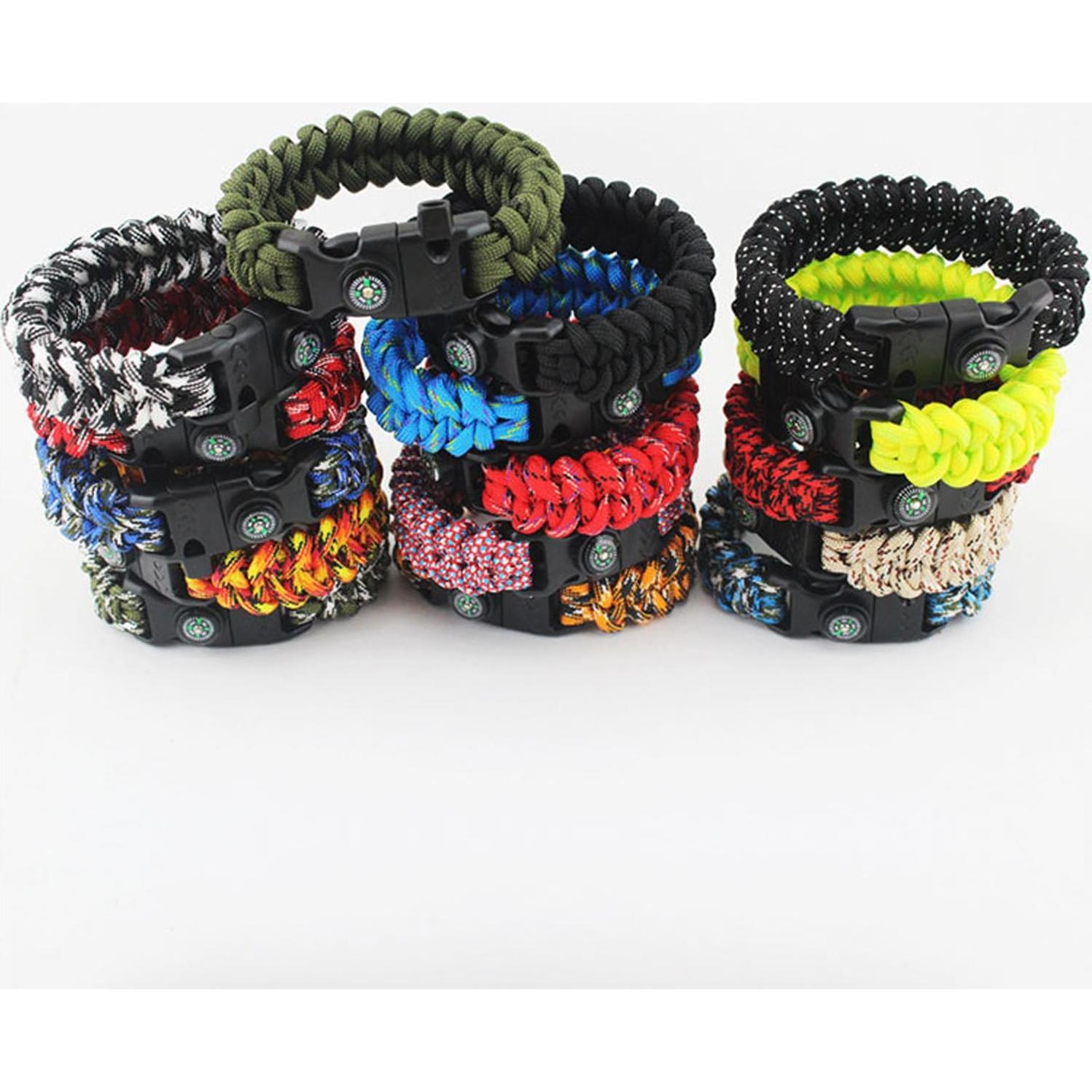 Hebillas de Compás CooBigo 25 Pcs 1,59 cm para Paracord