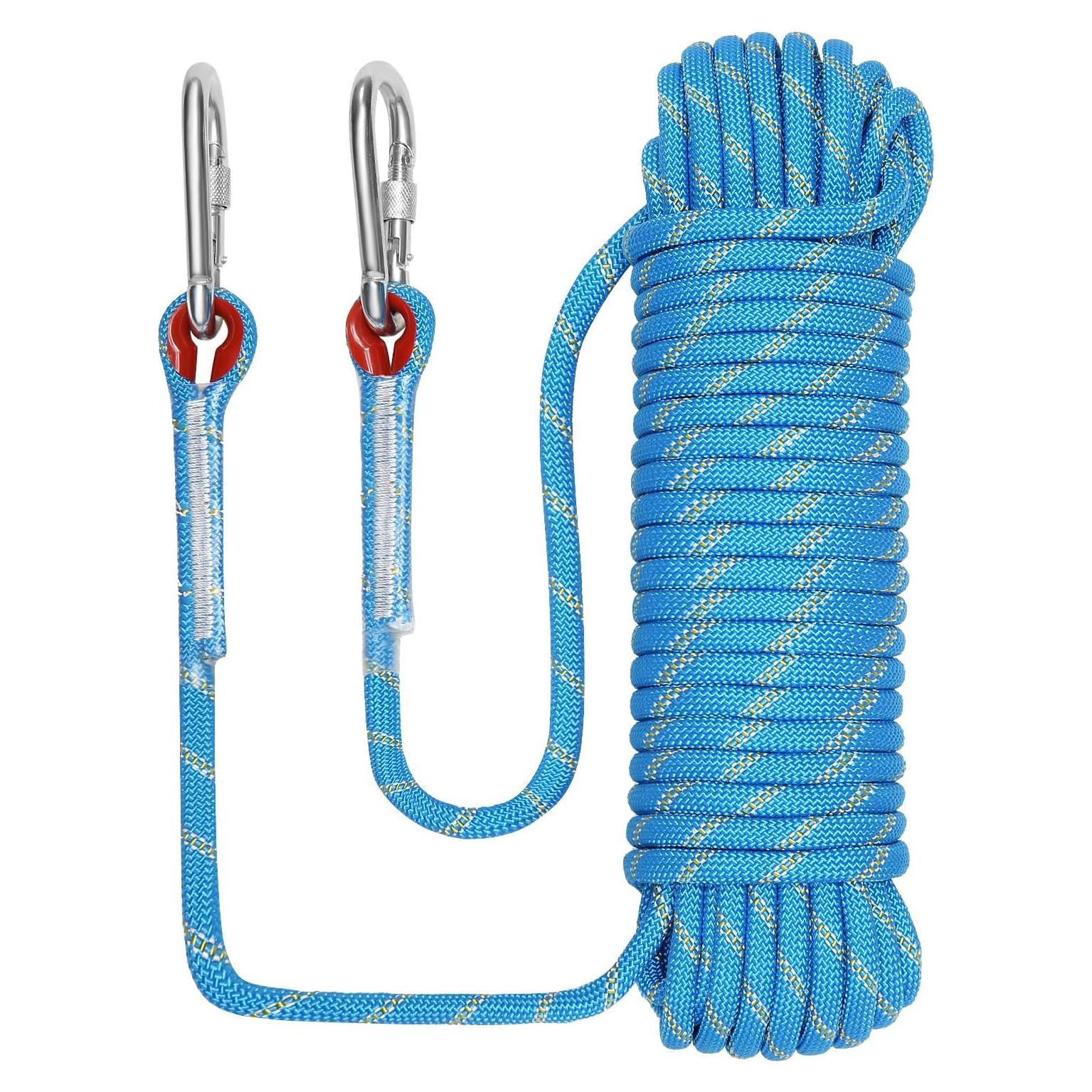 8/10/12mm x 5/10/20/30meter Static Rope Climbing Rope Marine Rope Anchor Rope Boat Rope Rappelling Rope Float Rope Tree Swing Rope Reflective