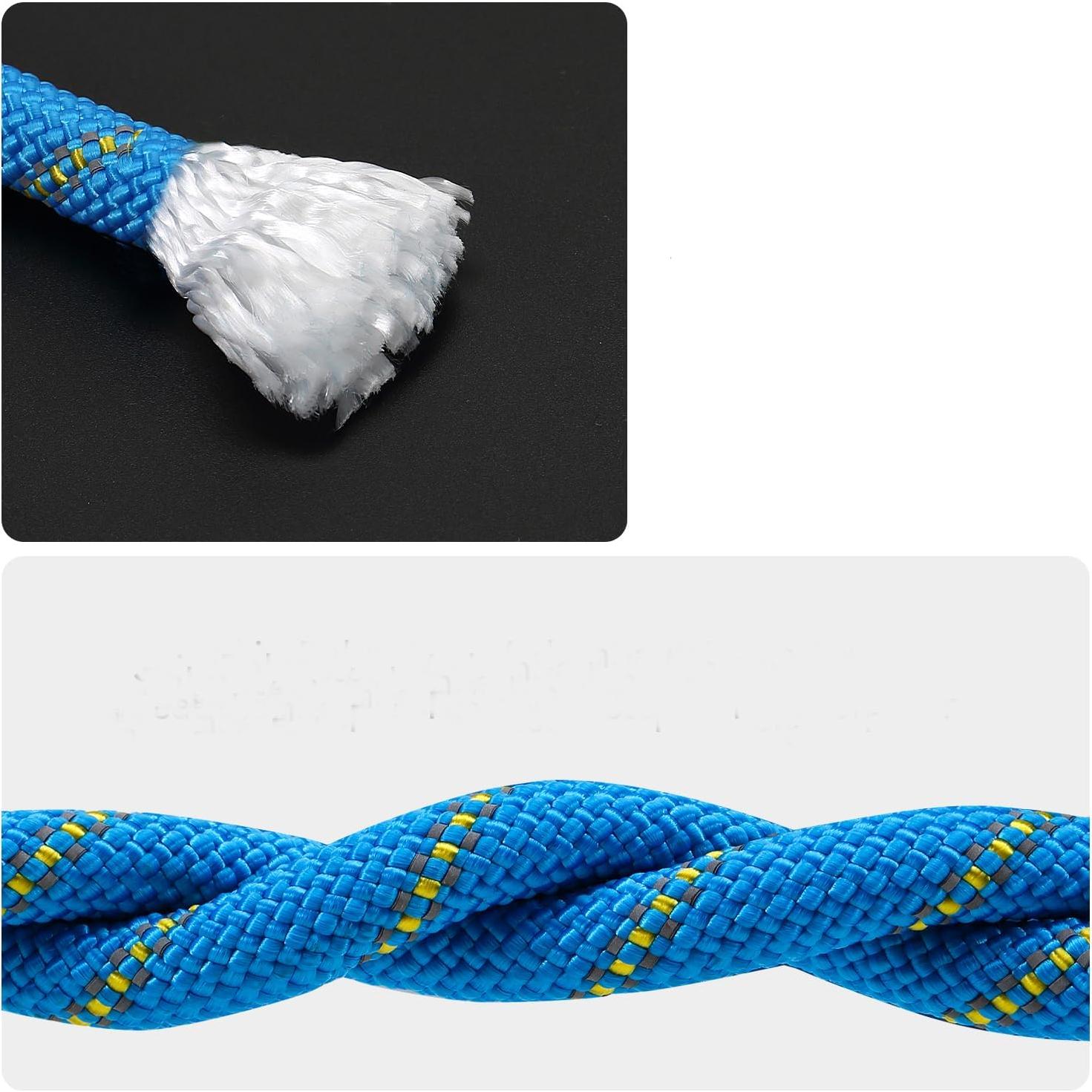 8/10/12mm x 5/10/20/30meter Static Rope Climbing Rope Marine Rope Anchor Rope Boat Rope Rappelling Rope Float Rope Tree Swing Rope Reflective
