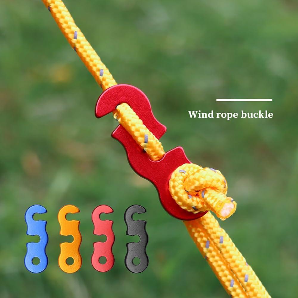 Ajustador de Cuerda Takelablaze 40pcs Aluminio Camping