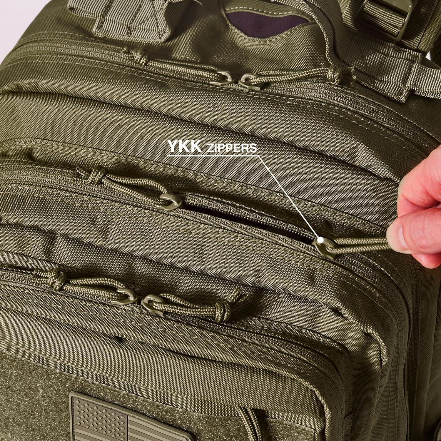 Mochila Táctica Falko 50L Verde Ranger, Resistente y Cómoda