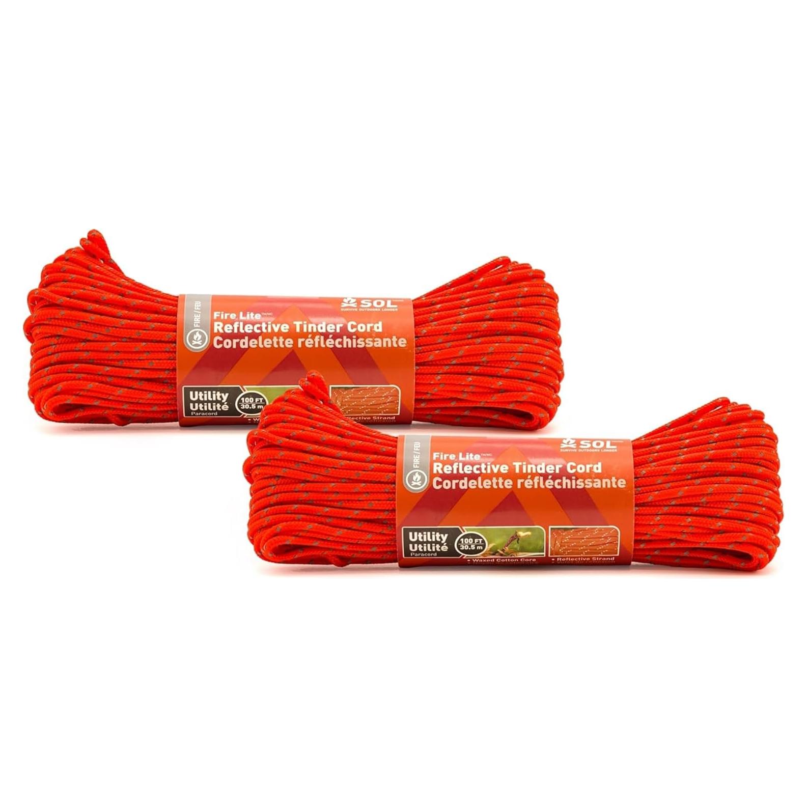 Cuerda de Tinder Reflectante S.O.L. 365,76 m Camping