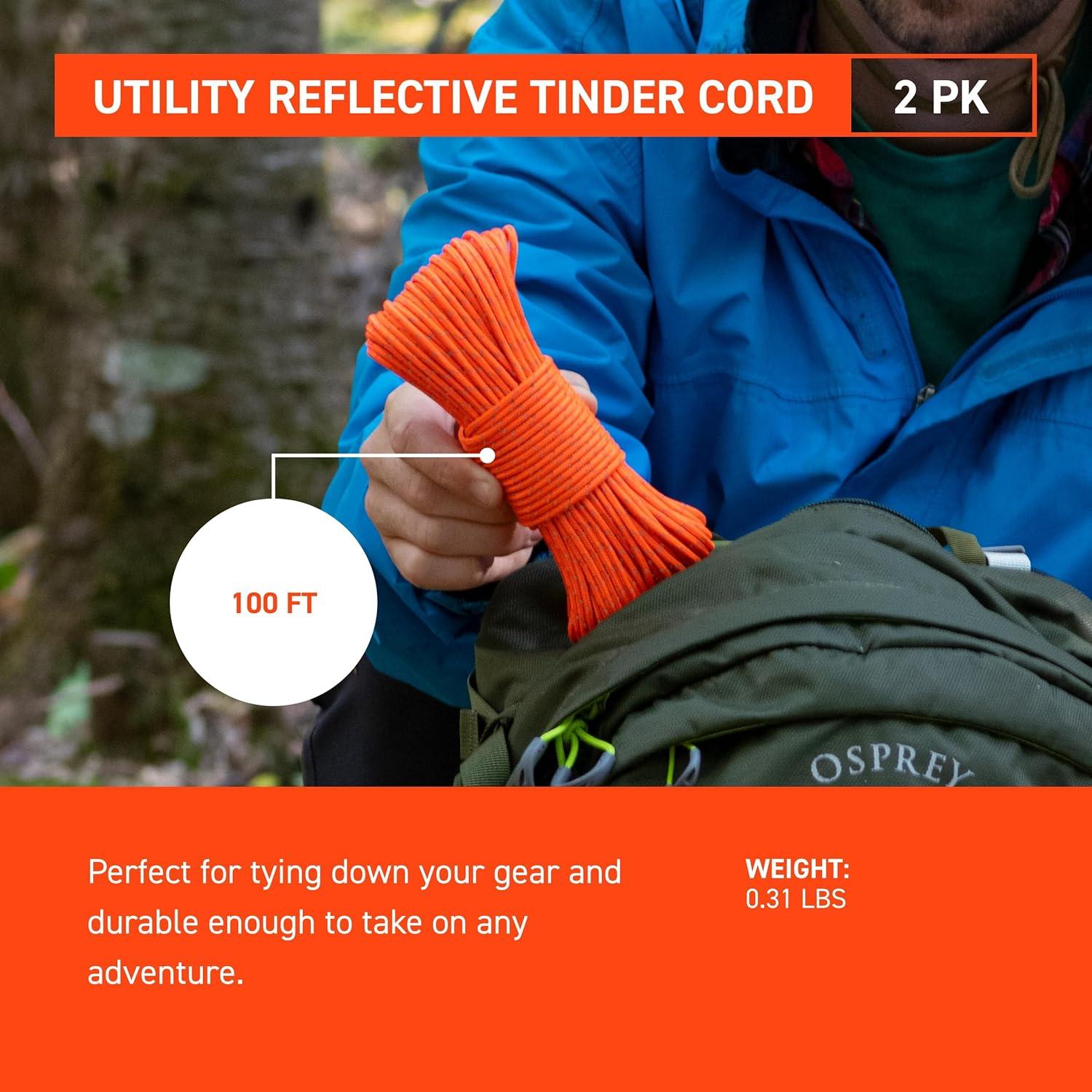 Cuerda de Tinder Reflectante S.O.L. 365,76 m Camping