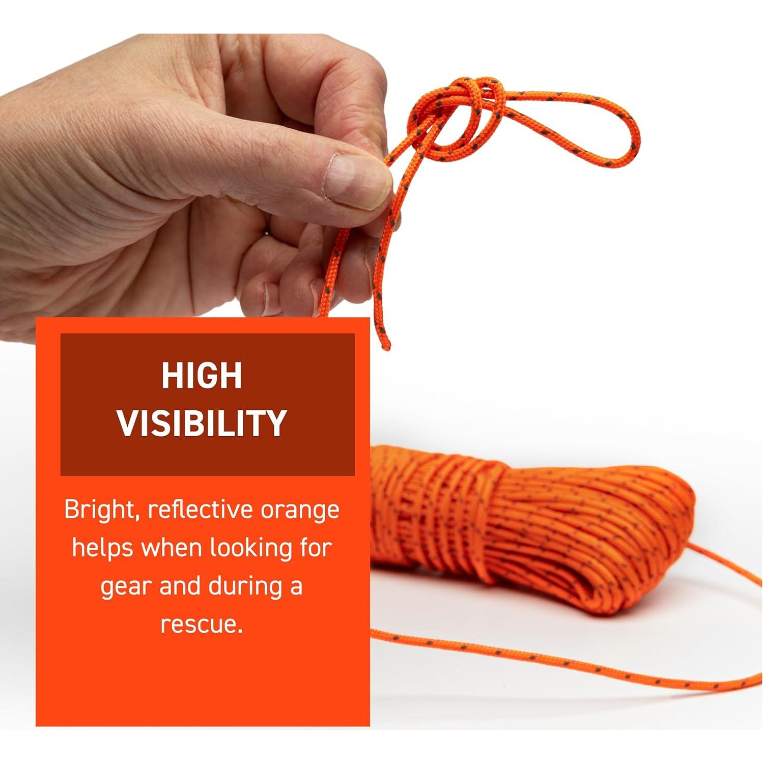 Cuerda de Tinder Reflectante S.O.L. 365,76 m Camping