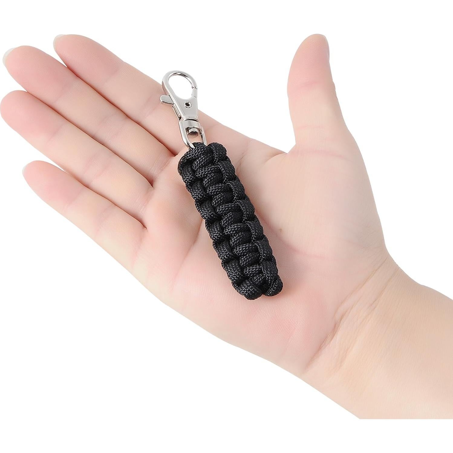 Paquete de 4 tiradores de cremallera Techion paracord