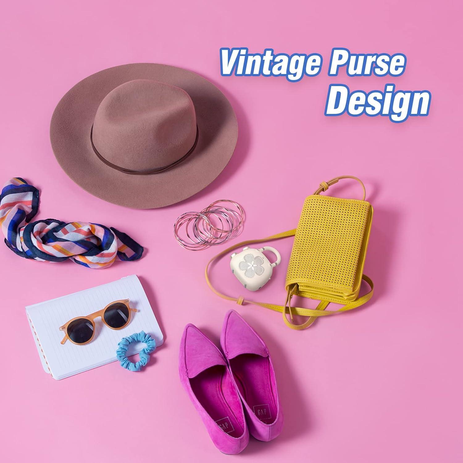 Altavoz Bluetooth DOSS Candy M66 Retro Portátil Púrpura