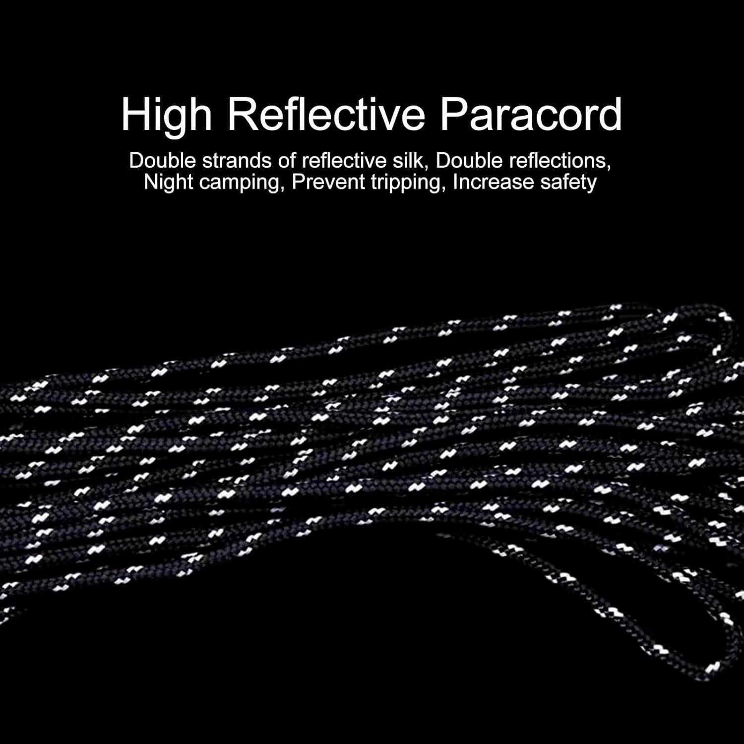 Cuerdas de Tienda Smithok 6 Pack 5m Reflectantes Verde