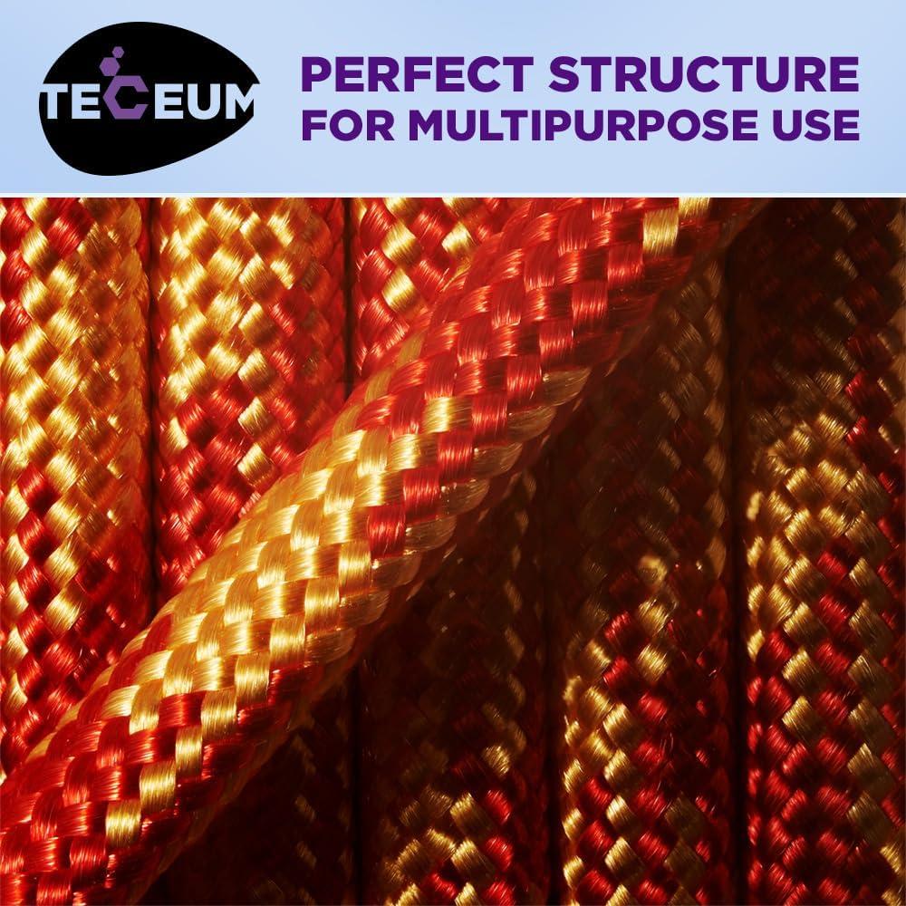 Cuerda Paracord 550 TECEUM Llama de Fuego 30,5 m 4mm