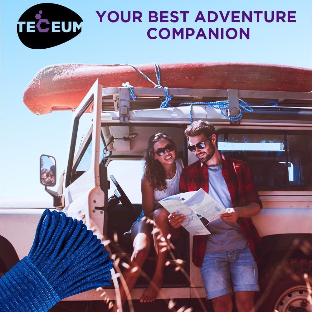 Cuerda Paracord 550 TECEUM Llama de Fuego 30,5 m 4mm