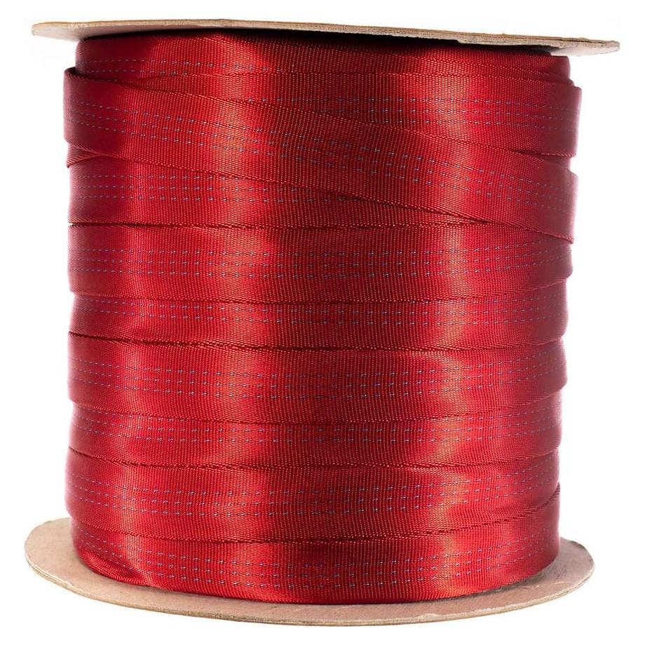 Paracord Planet Tubular Webbing 1 Inches – Heavy Duty Nylon/Rescue Harnesses Work Great for Outdoors (1 Yard - Black)