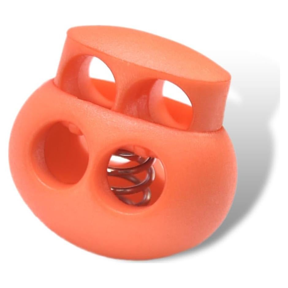 Paquete de 12 cierres de cordón plástico naranja LongSLong