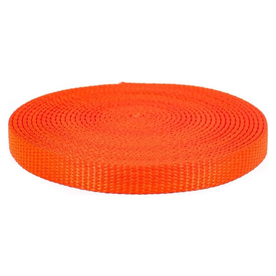 Cinta de Nylon Paracord Planet 1,27 cm x 3,05 m Naranja