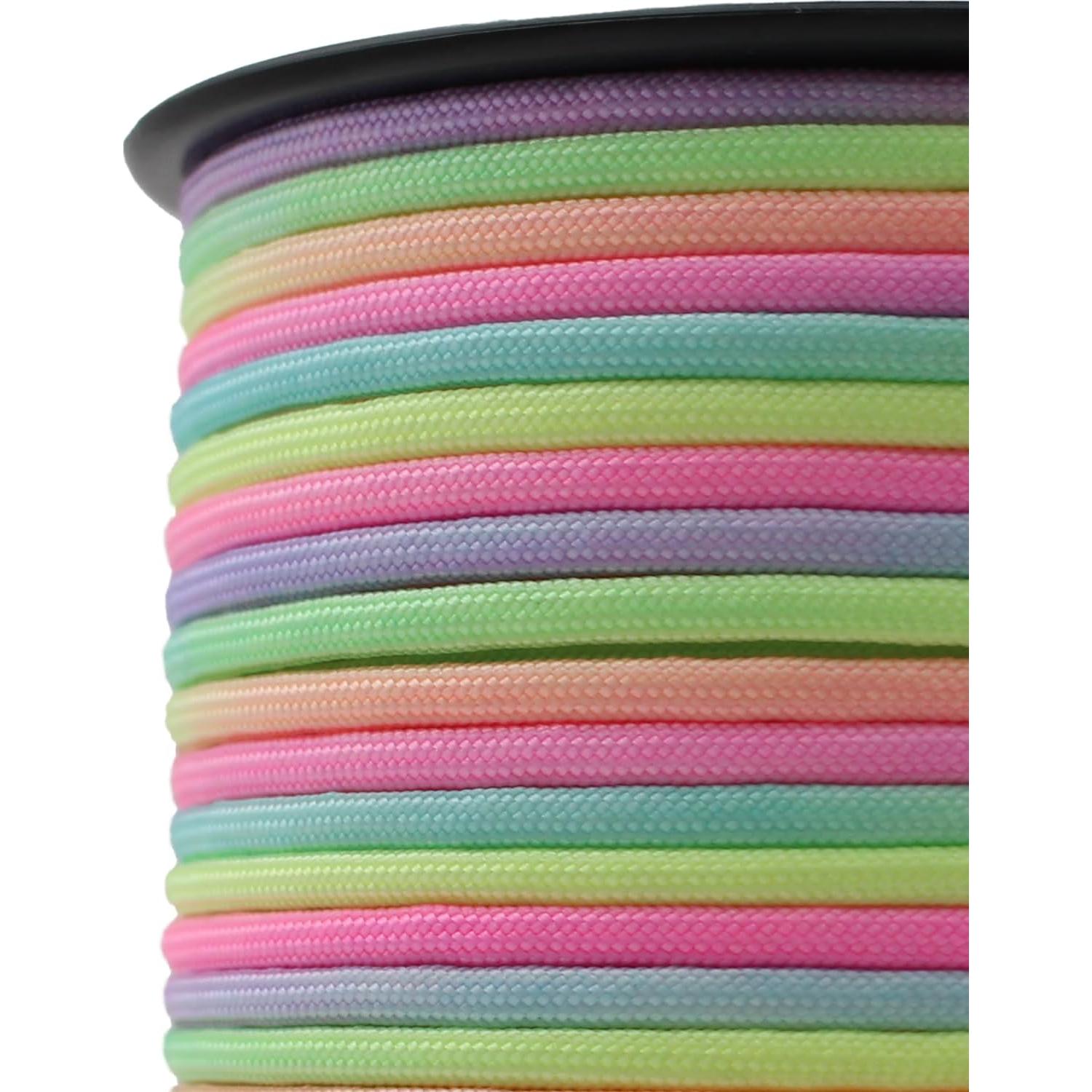 Cuerda Paracord Nylon 4mm 100m Arcoíris Fashion Lab