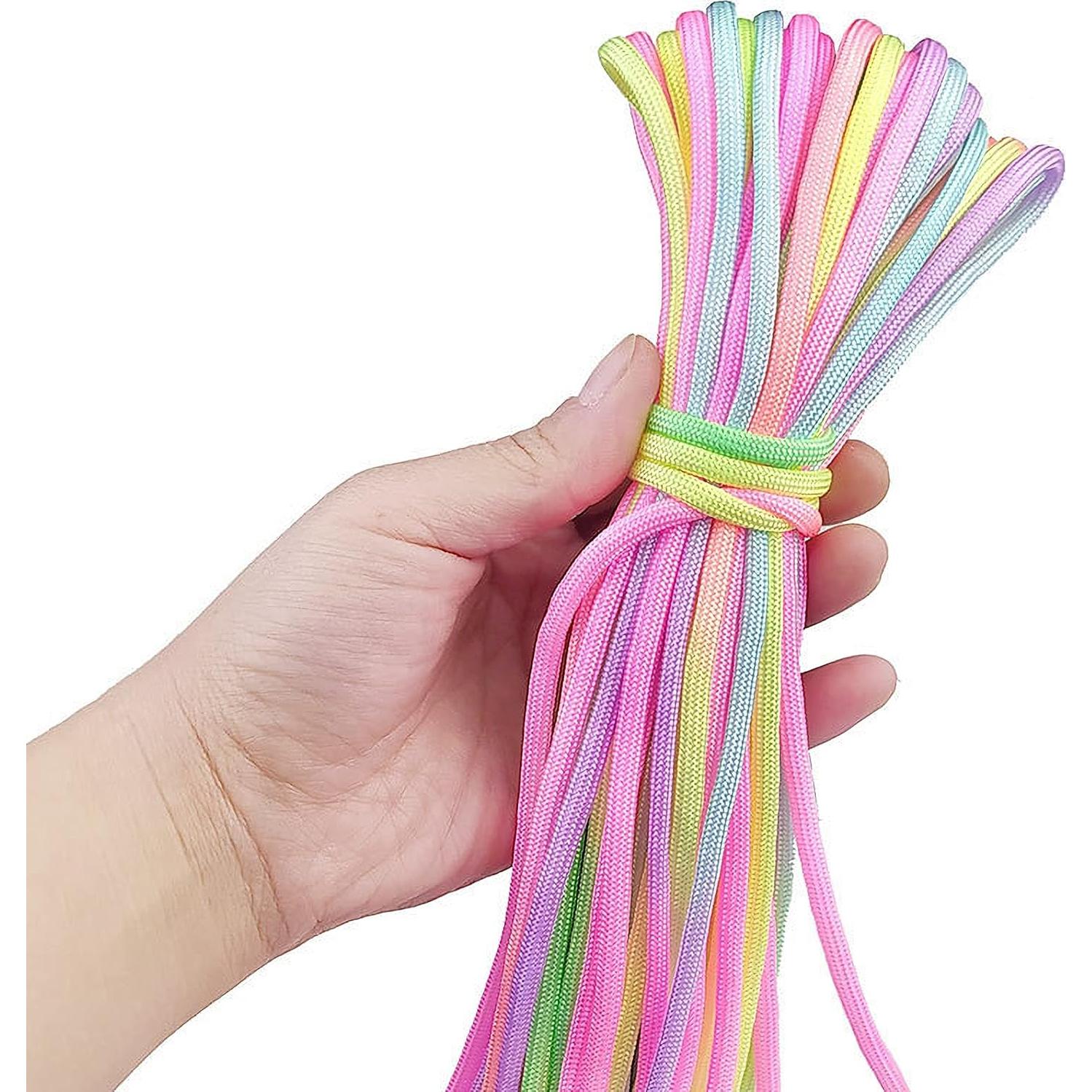 Cuerda Paracord Nylon 4mm 100m Arcoíris Fashion Lab