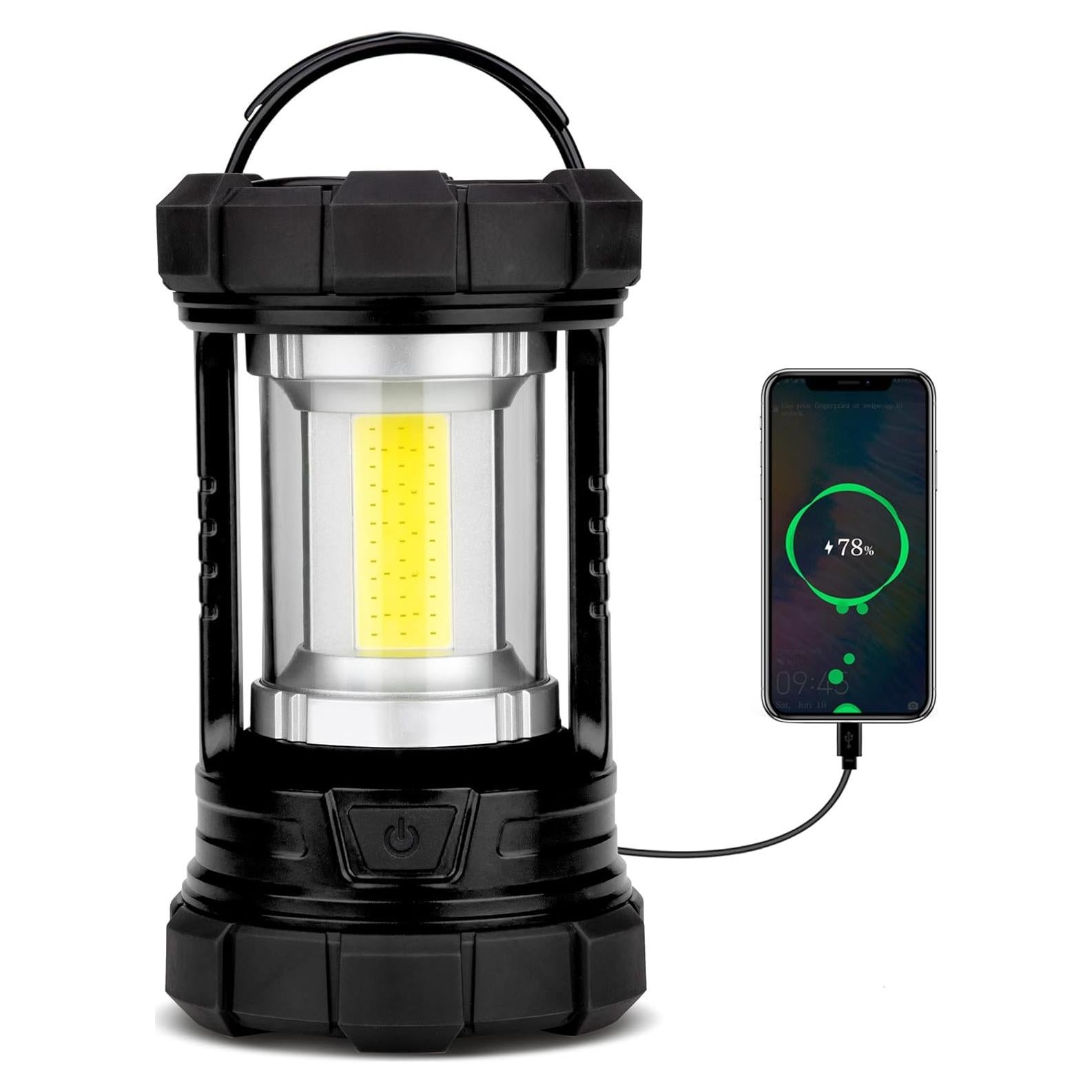 Linterna de Camping Recargable Lightbeoneus 3000LM 5 Modos