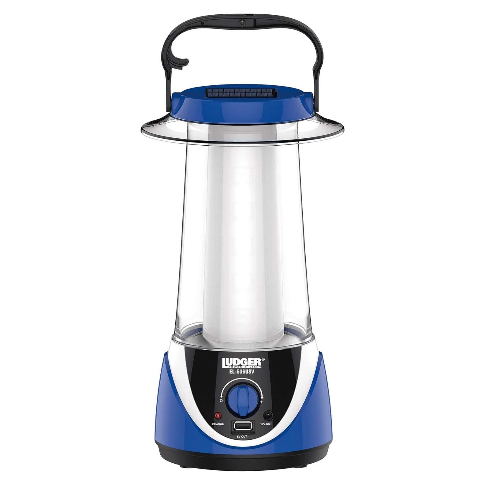 Luz de Emergencia Recargable Ludger EL-536USV Solar Camping