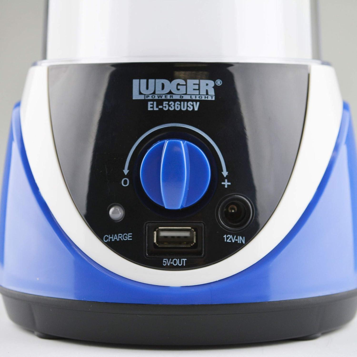 Luz de Emergencia Recargable Ludger EL-536USV Solar Camping