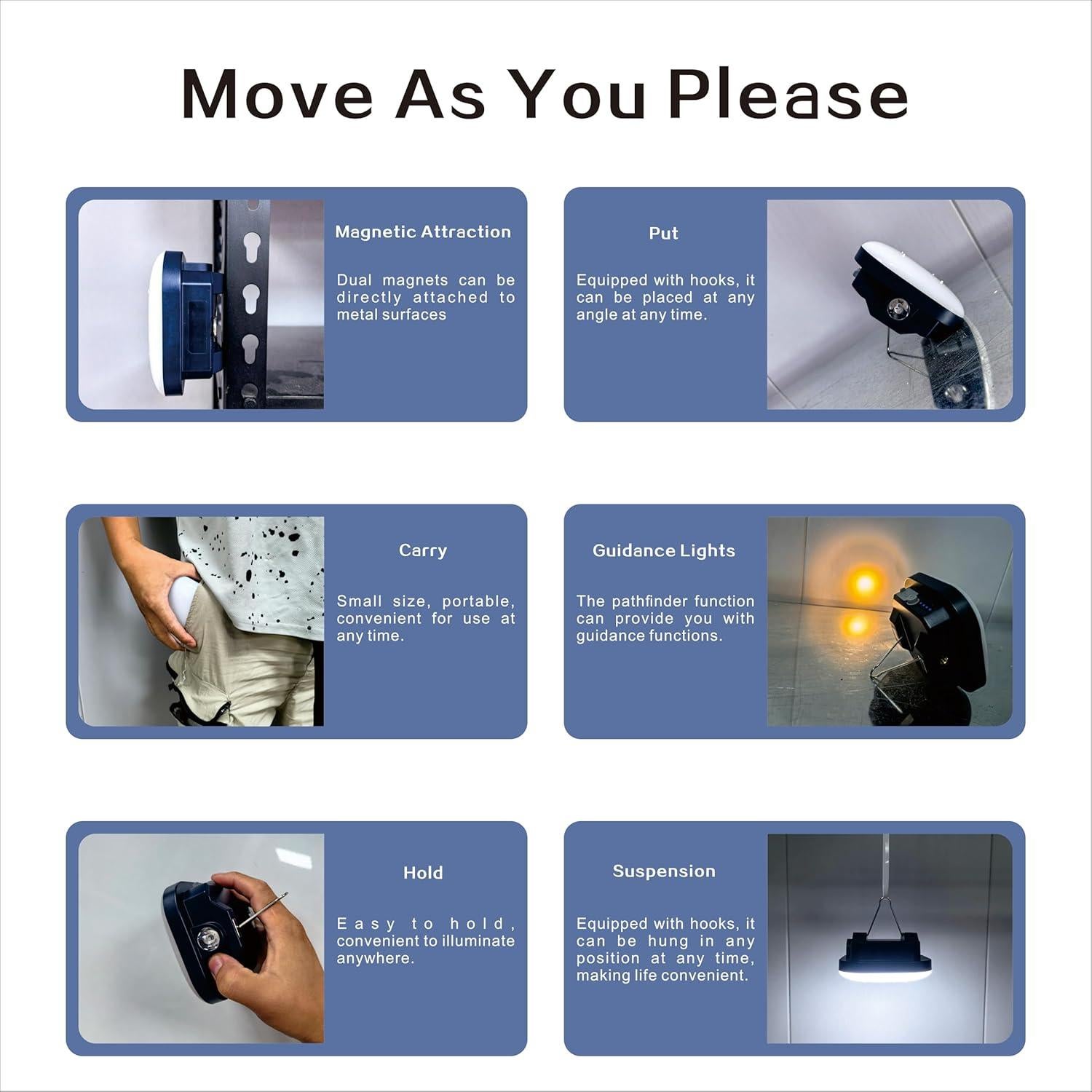 Luz de Camping LED Recargable 800LM Strood 4000mAh IP54