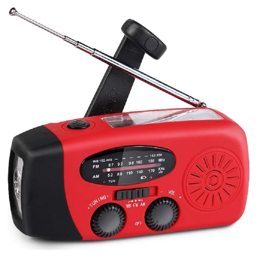 Radio de Emergencia Solar Accinouter ER-083 con Linterna LED
