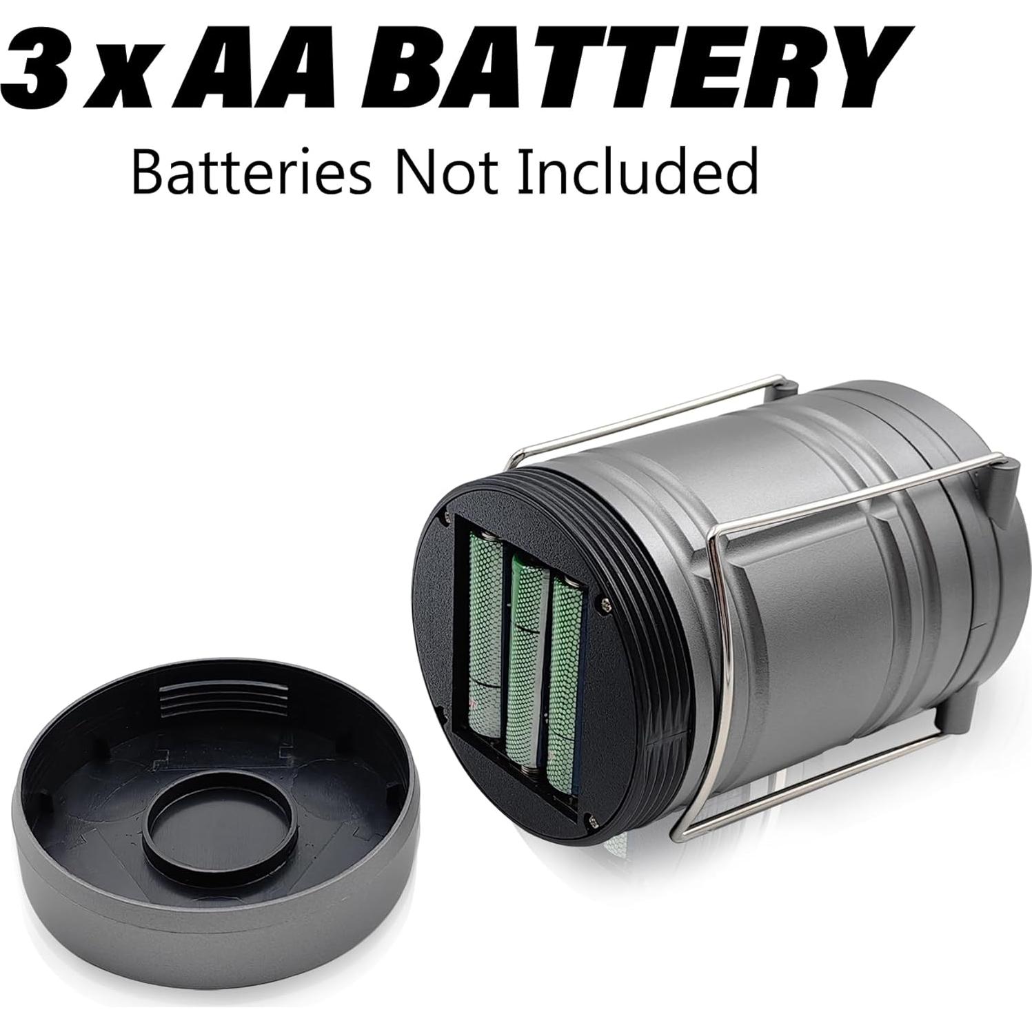 Linterna LED FADOMALL para Camping 4 Piezas 360°