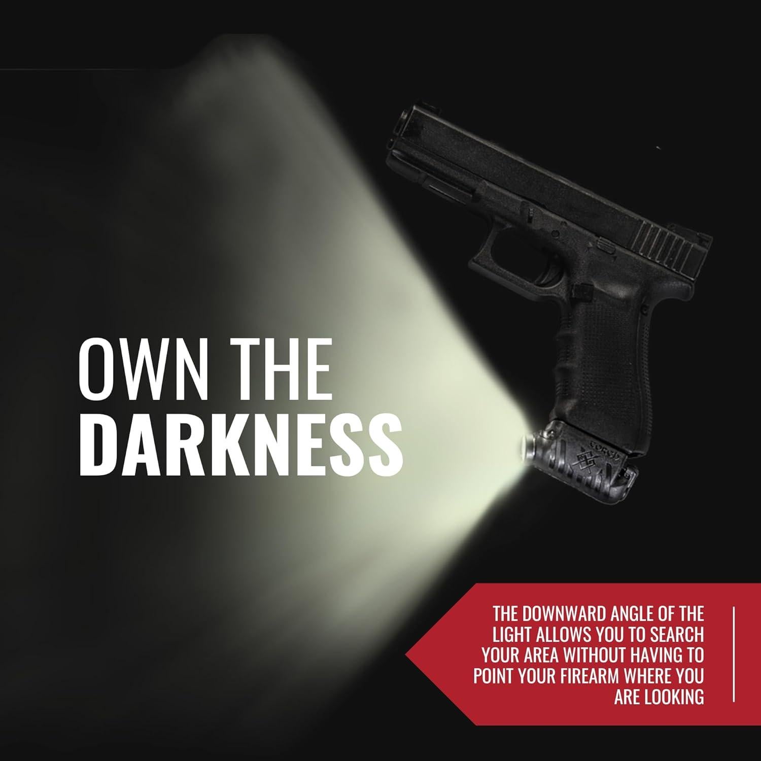 Linterna Táctica Refined Savages para Glock + Kit Encendedor