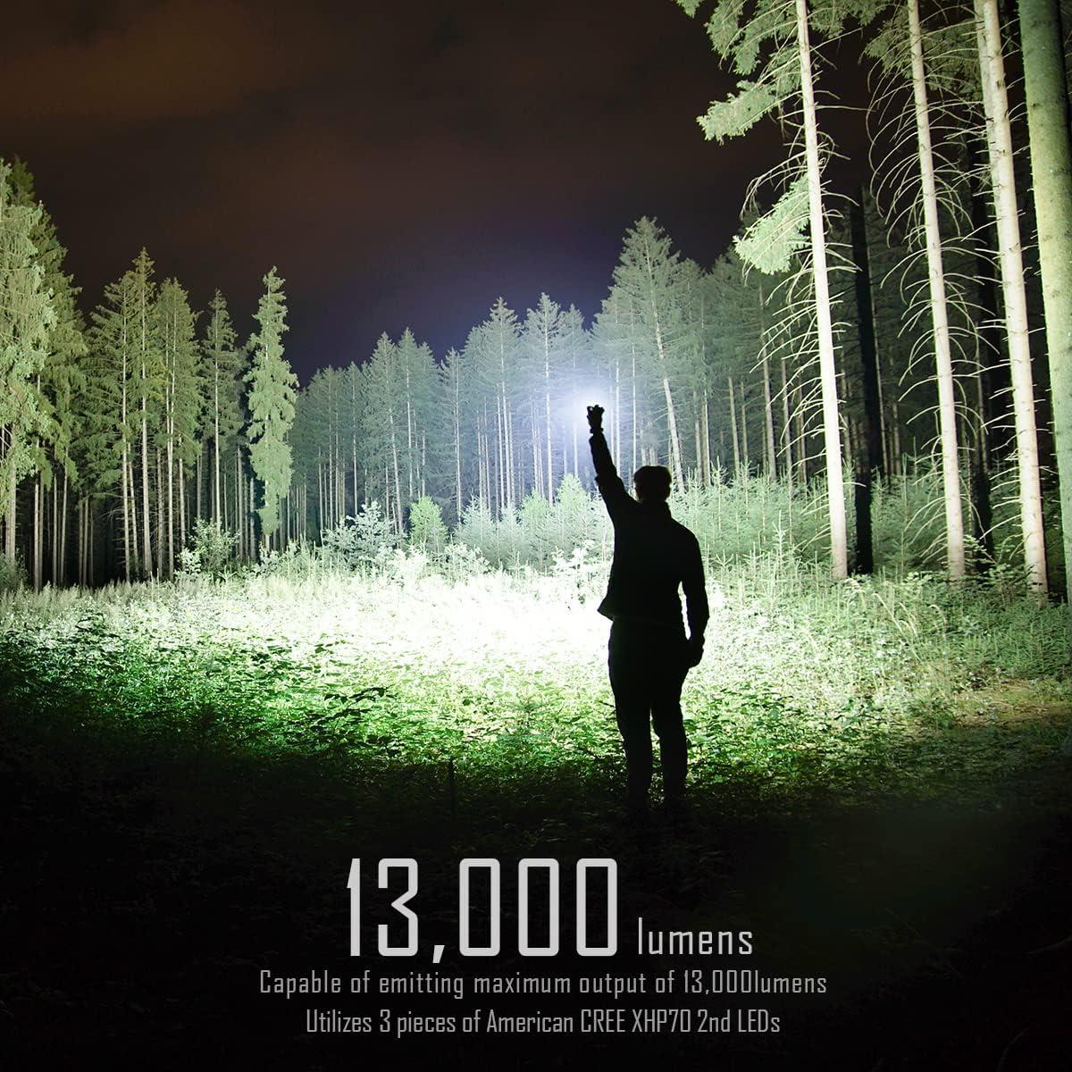 Linterna LED IMALENT MS03 13000 Lúmenes Luz Cálida