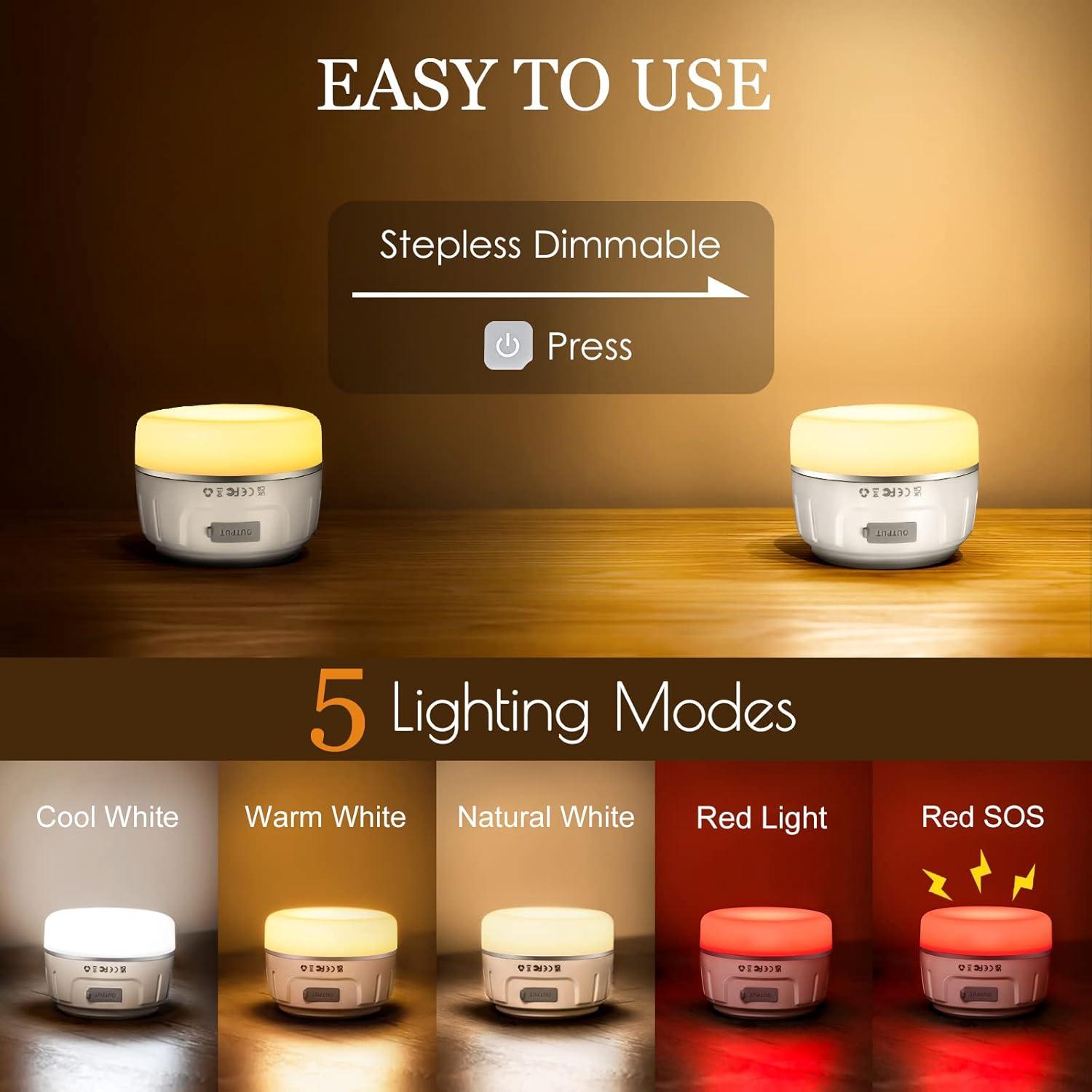 Linterna LED Sinvitron Camping 1000LM Recargable IPX5