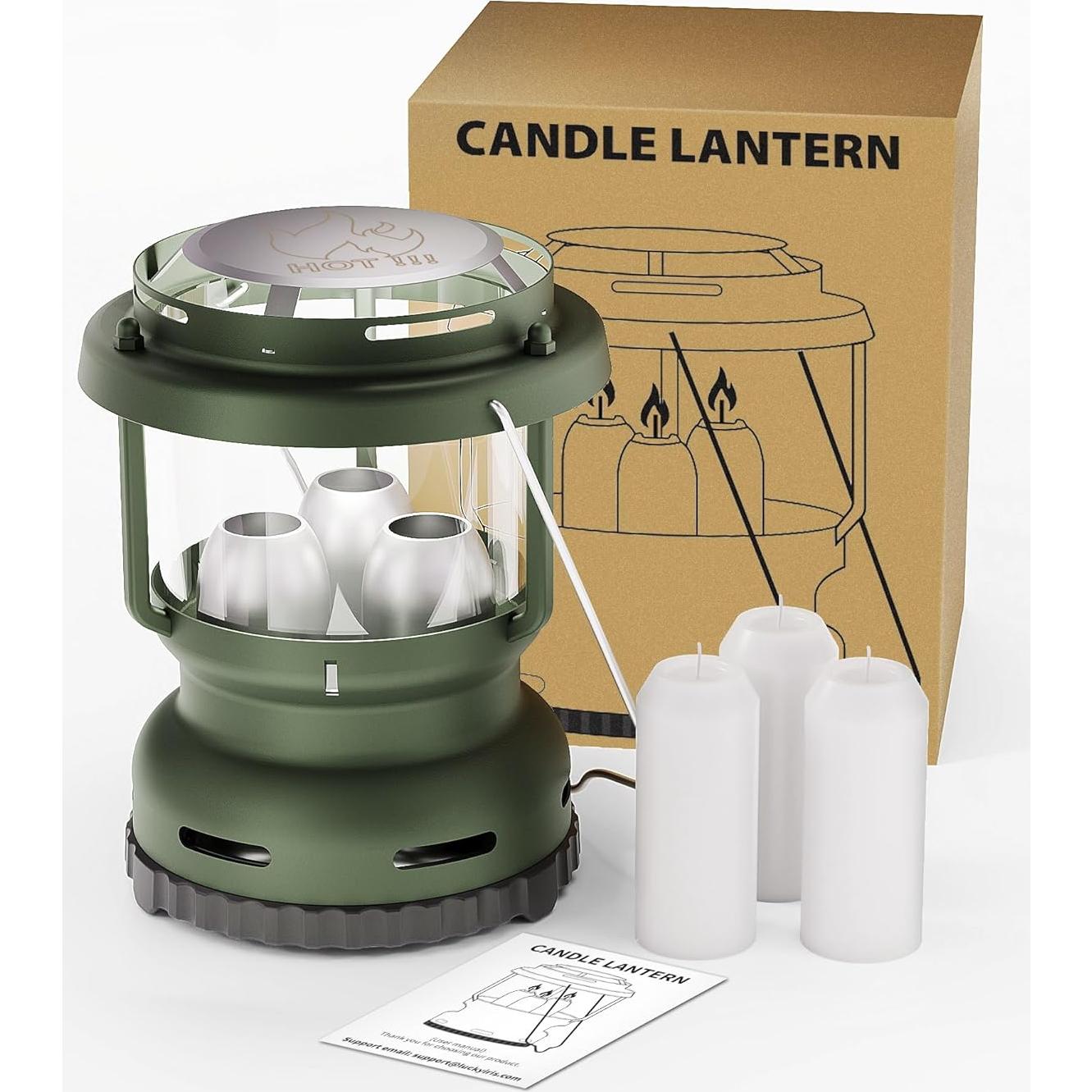 Linterna de Emergencia NOMFIX 3 Mechas Verde Bosque 18H