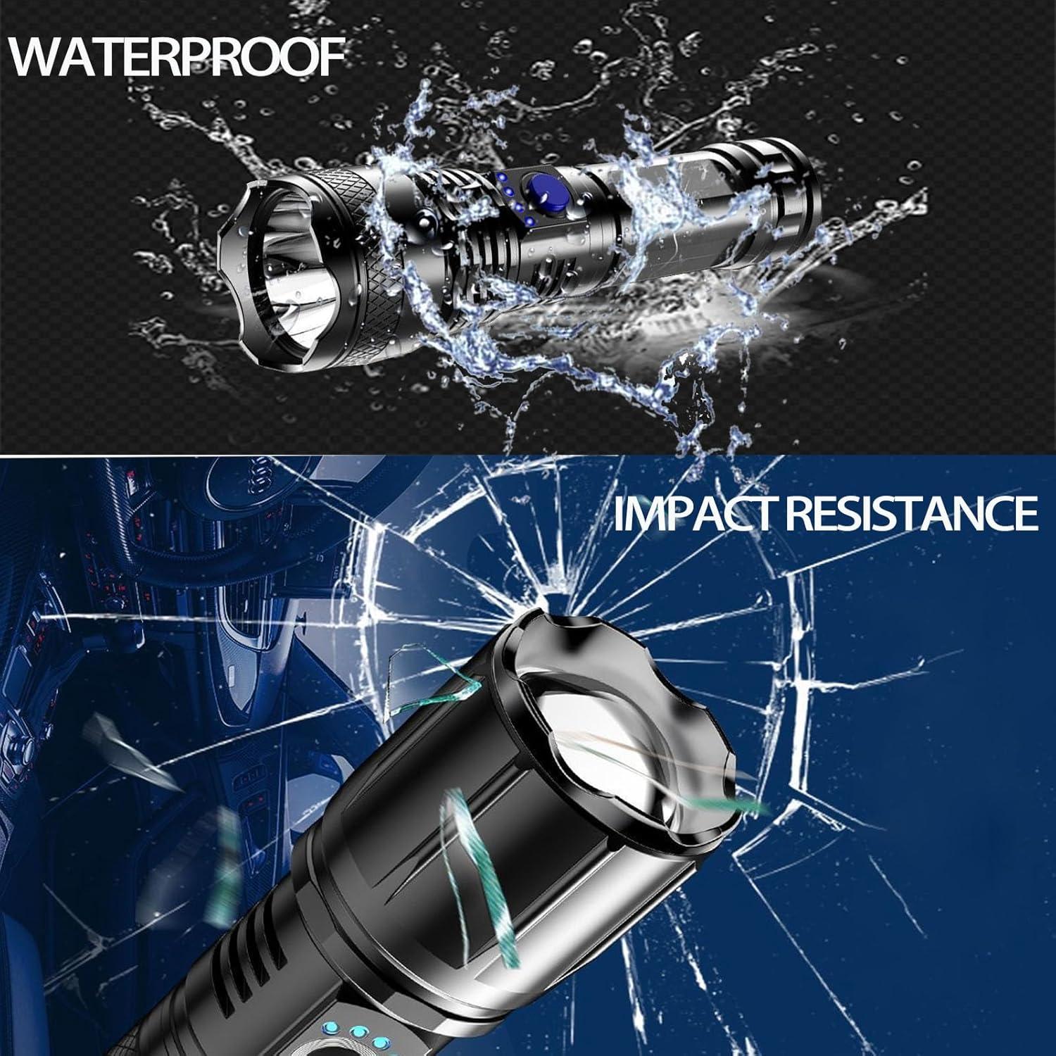 Linterna LED EzoLife 2400mAh 10000 Lúmenes Impermeable