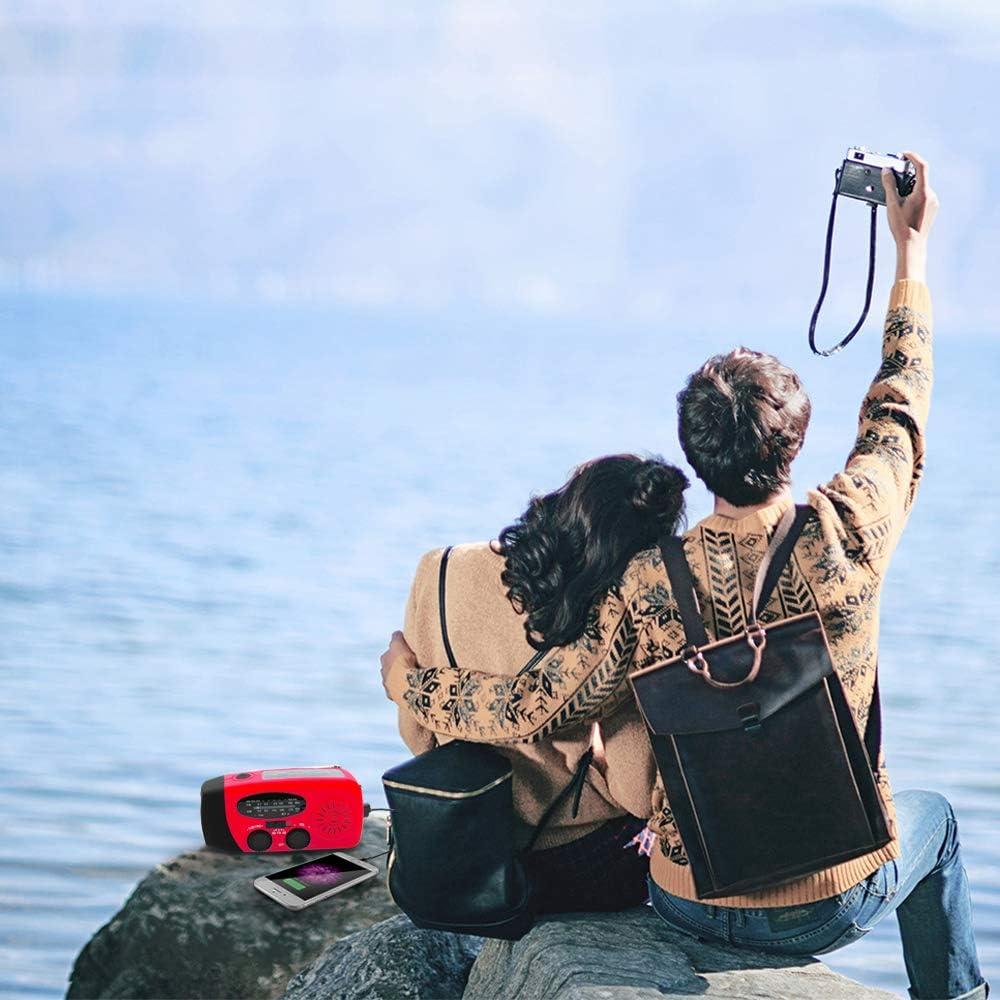 Kit de Emergencia Solar Geartist Radio Meteorológica 2000mAh