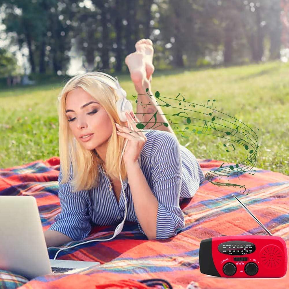 Kit de Emergencia Solar Geartist Radio Meteorológica 2000mAh