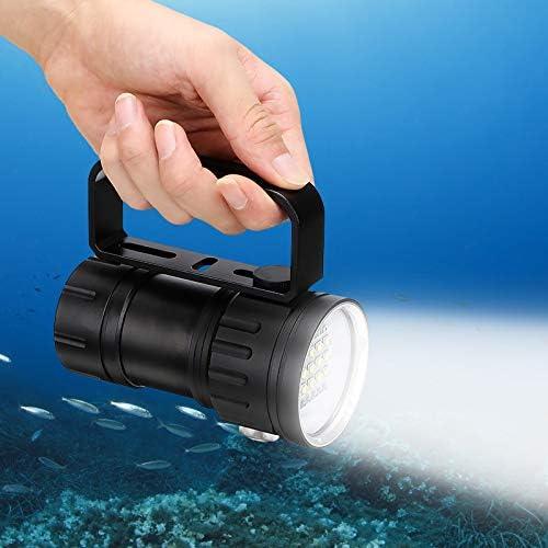 Linterna de Buceo LED EECOO K1 18000 Lúmenes IPX8 80m