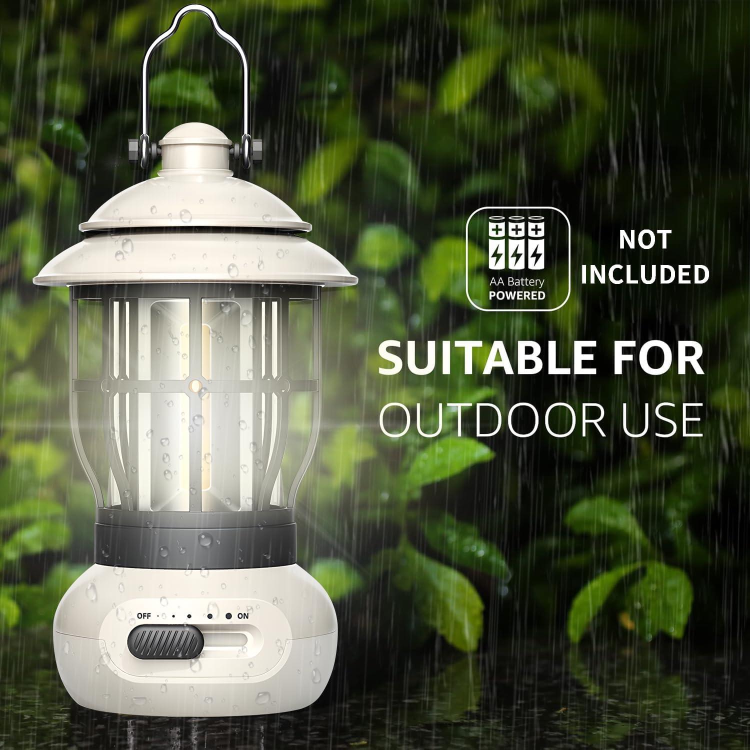 Linterna de Camping NEUEFAMI Beige 250 Lúmenes IPX4