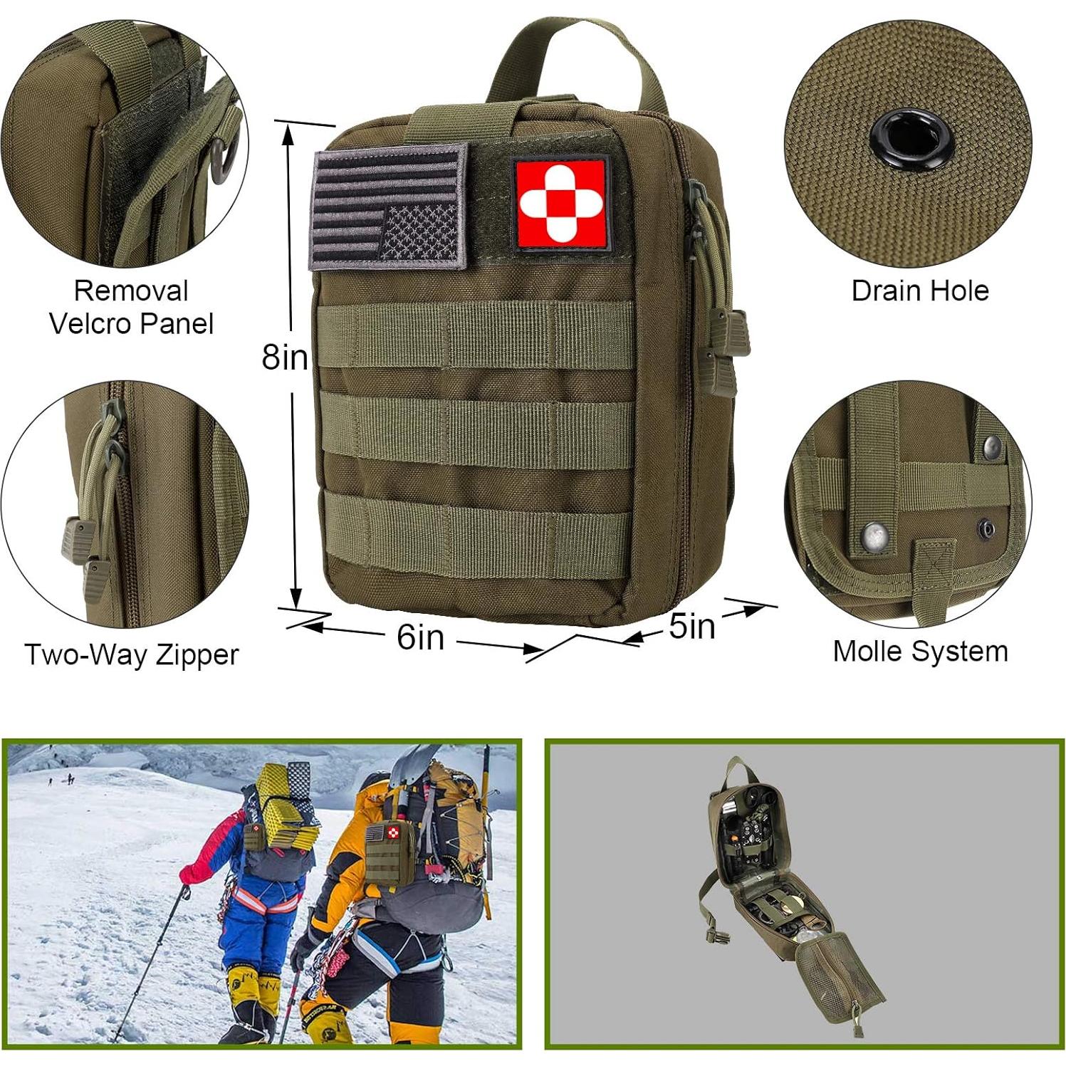 Kit de Supervivencia 32 en 1 Verifygear Verde Táctico