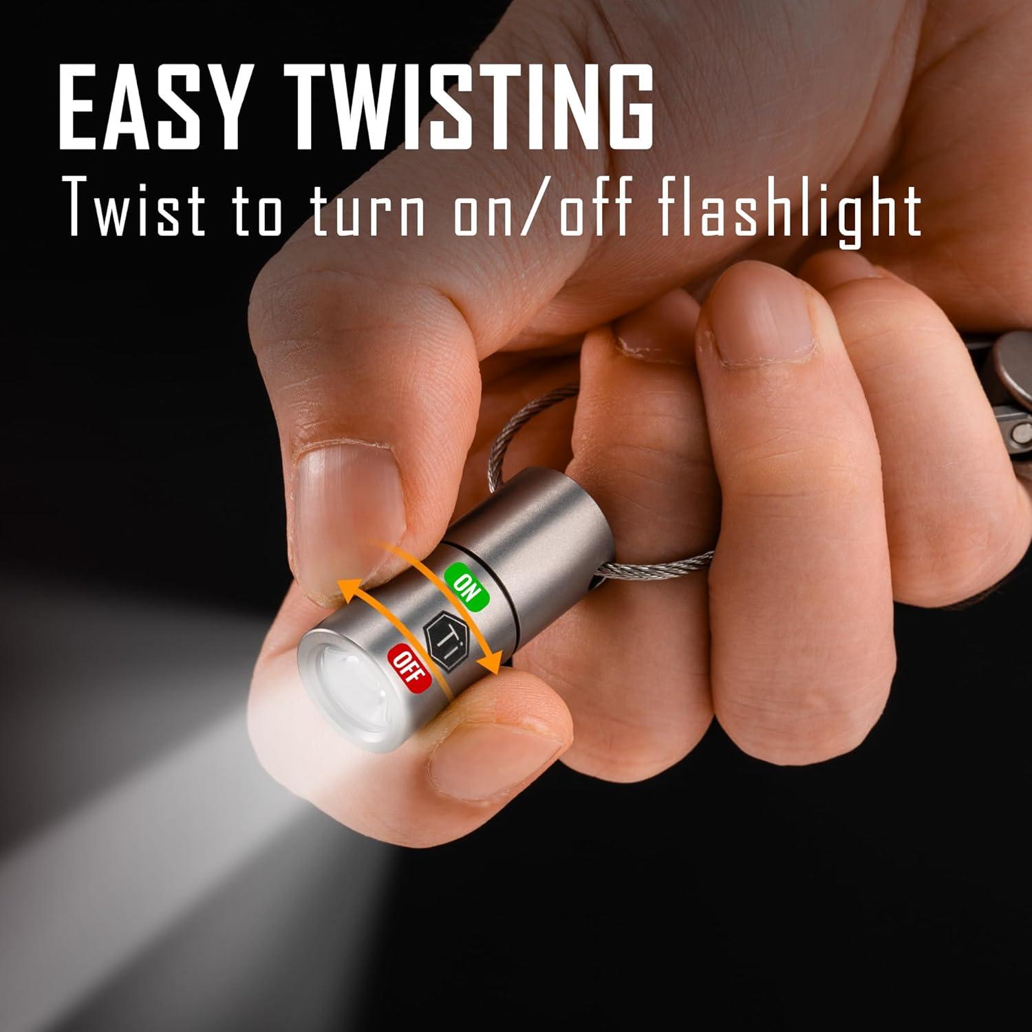 Linterna Nano KeyUnity KF03 100 Lúmenes 5W Impermeable