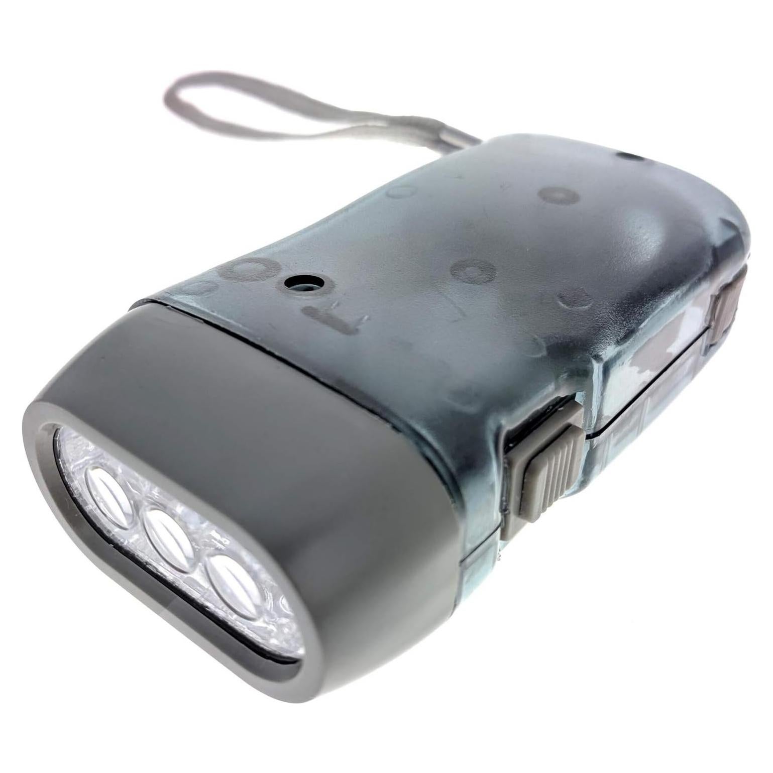 Linterna Recargable Dynamo ASR Outdoor 3 LED 15 Lúmenes