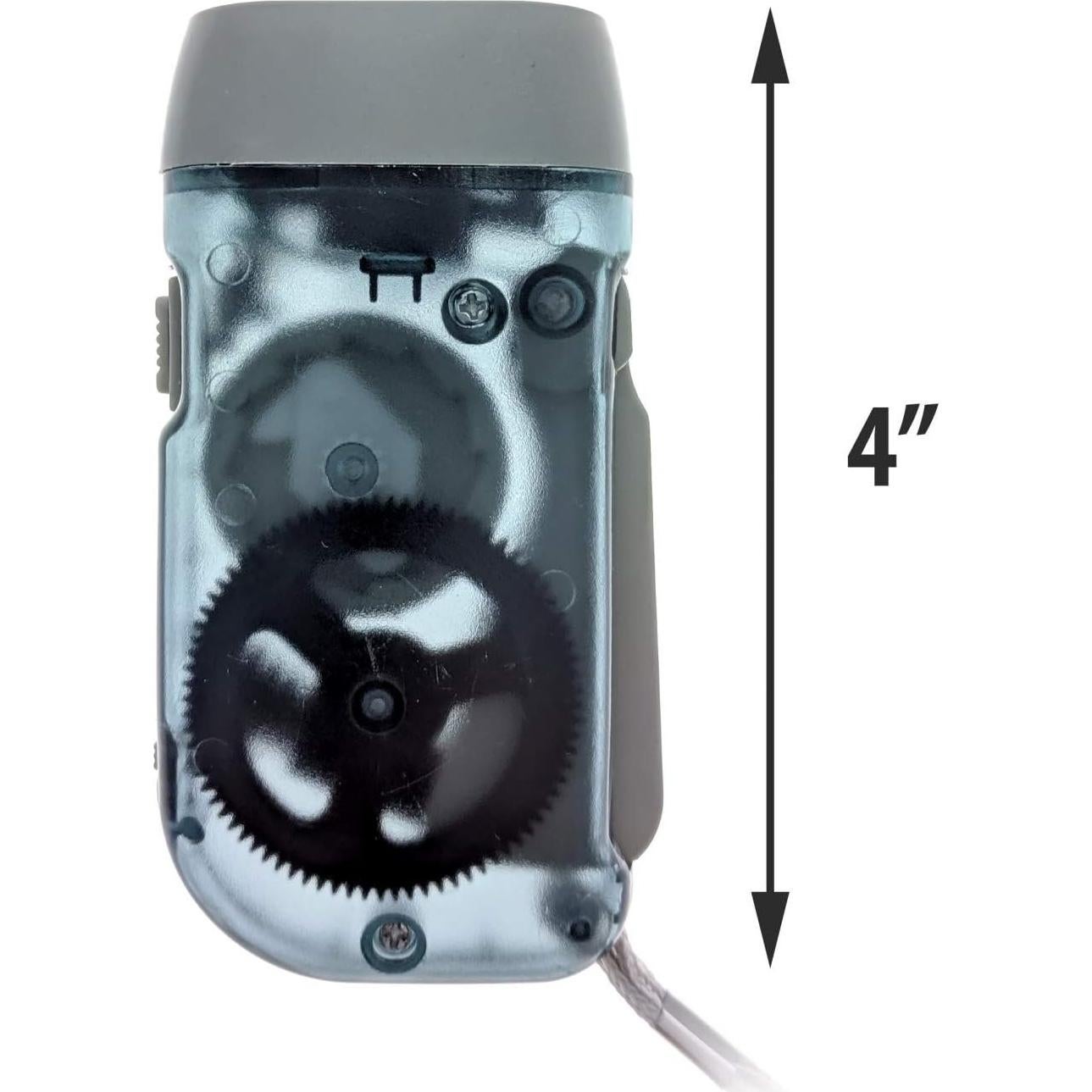 Linterna Recargable Dynamo ASR Outdoor 3 LED 15 Lúmenes