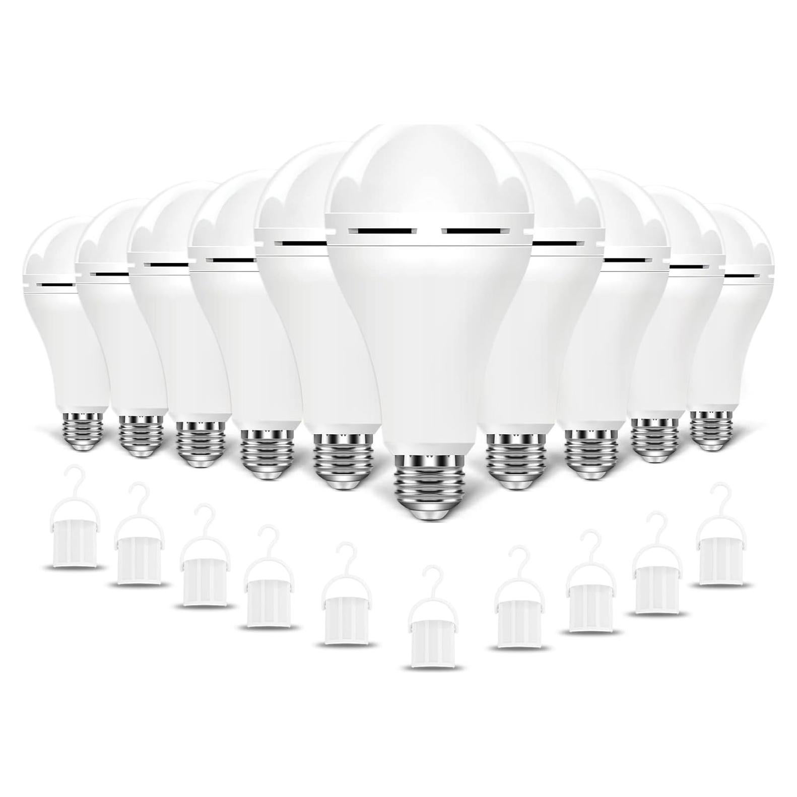 Bombilla de Emergencia BoRccdit 12W LED 6500K Recargable