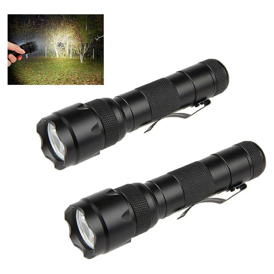 Linterna Táctica GRABOYY 120000 Lúmenes Impermeable 2 Pcs