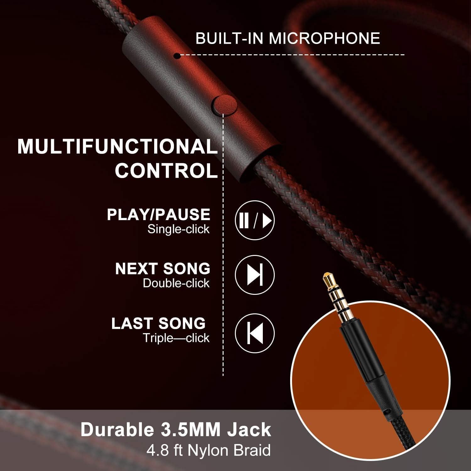 Auriculares LORELEI X6 con micrófono, plegables y ligeros