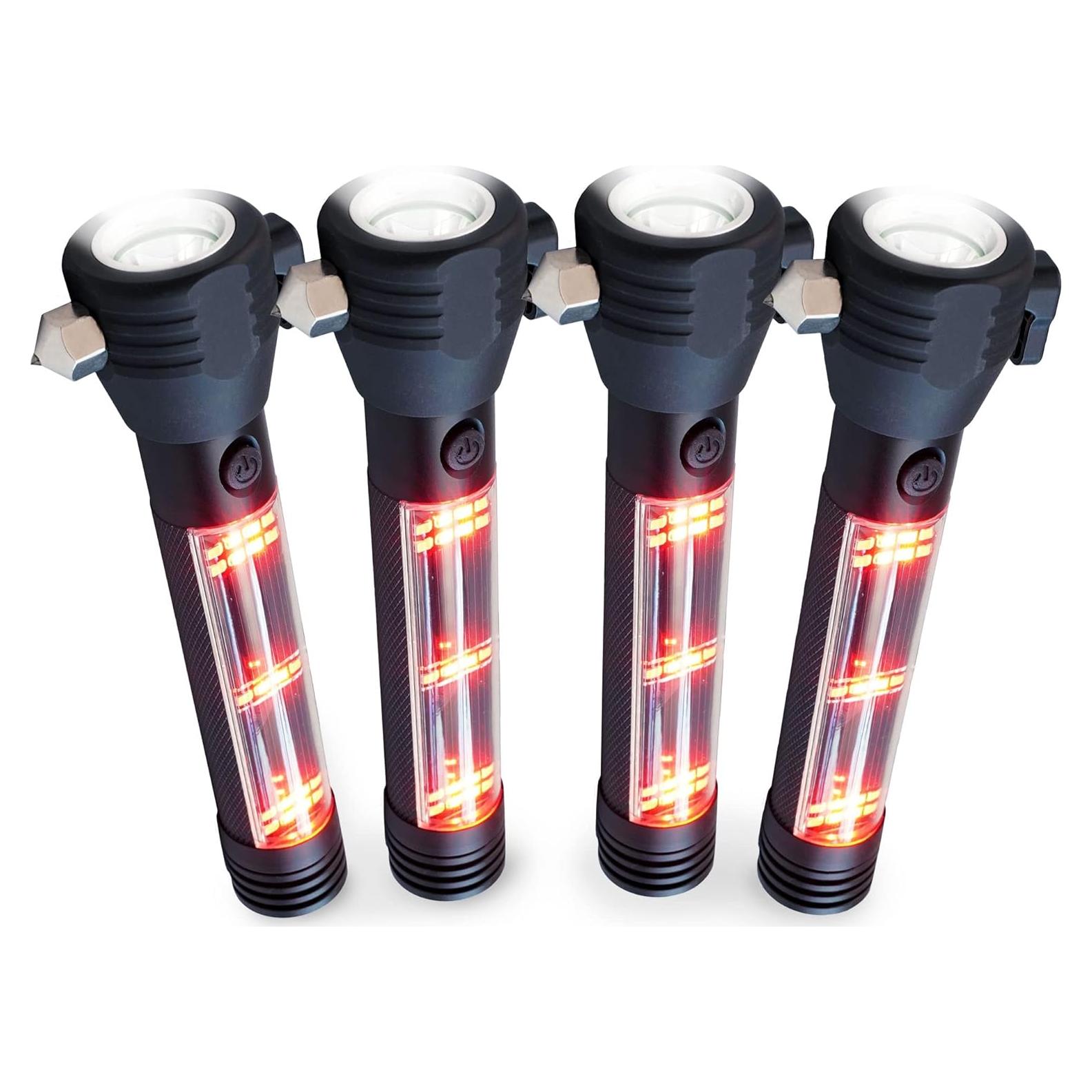 Linterna Táctica Solar HaloXT 4Patriots - Paquete de 4